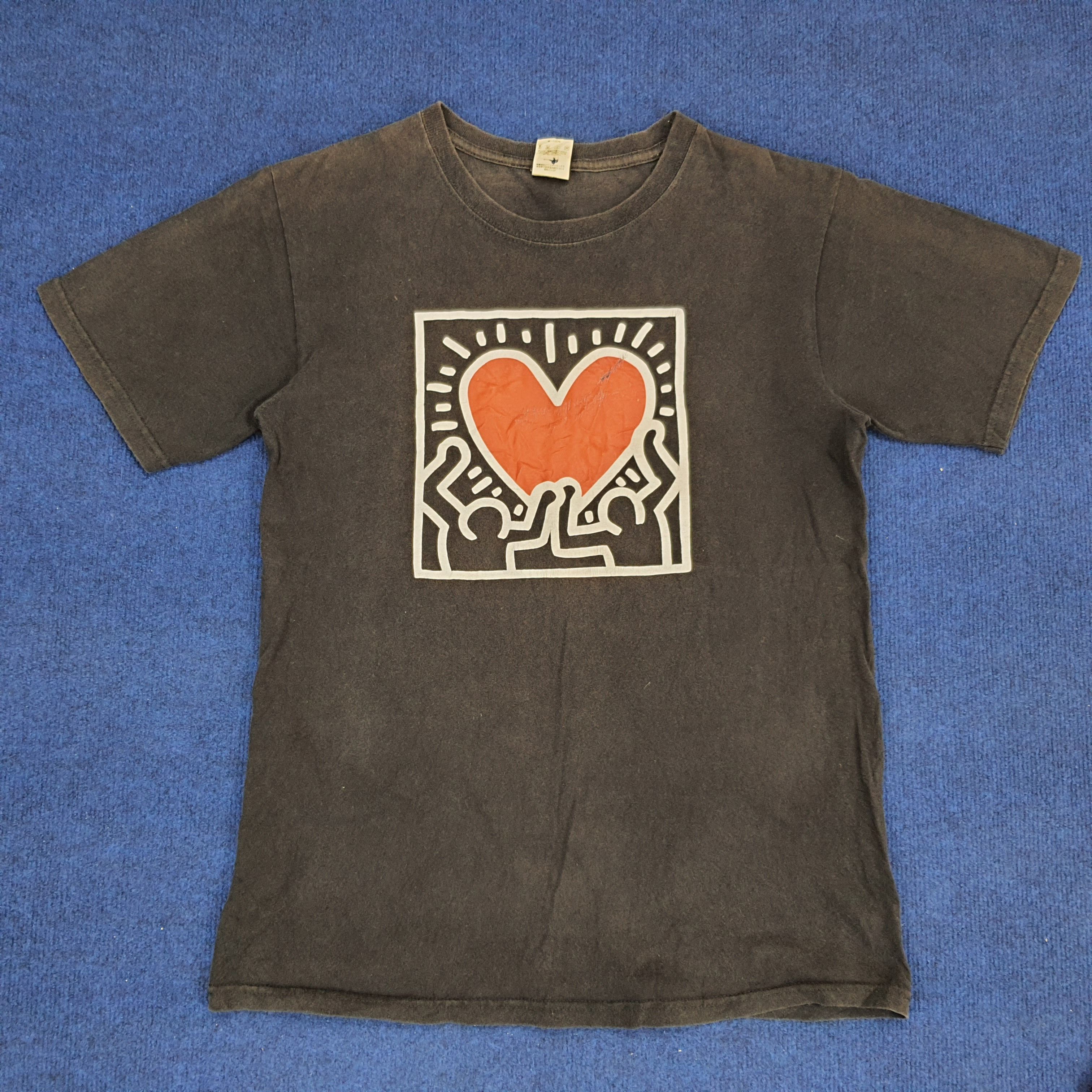 Keith Haring × Vintage Vintage Keith Haring Streetwear T-shirt Size US M / EU 48-50 / 2 - 1 Thumbnail