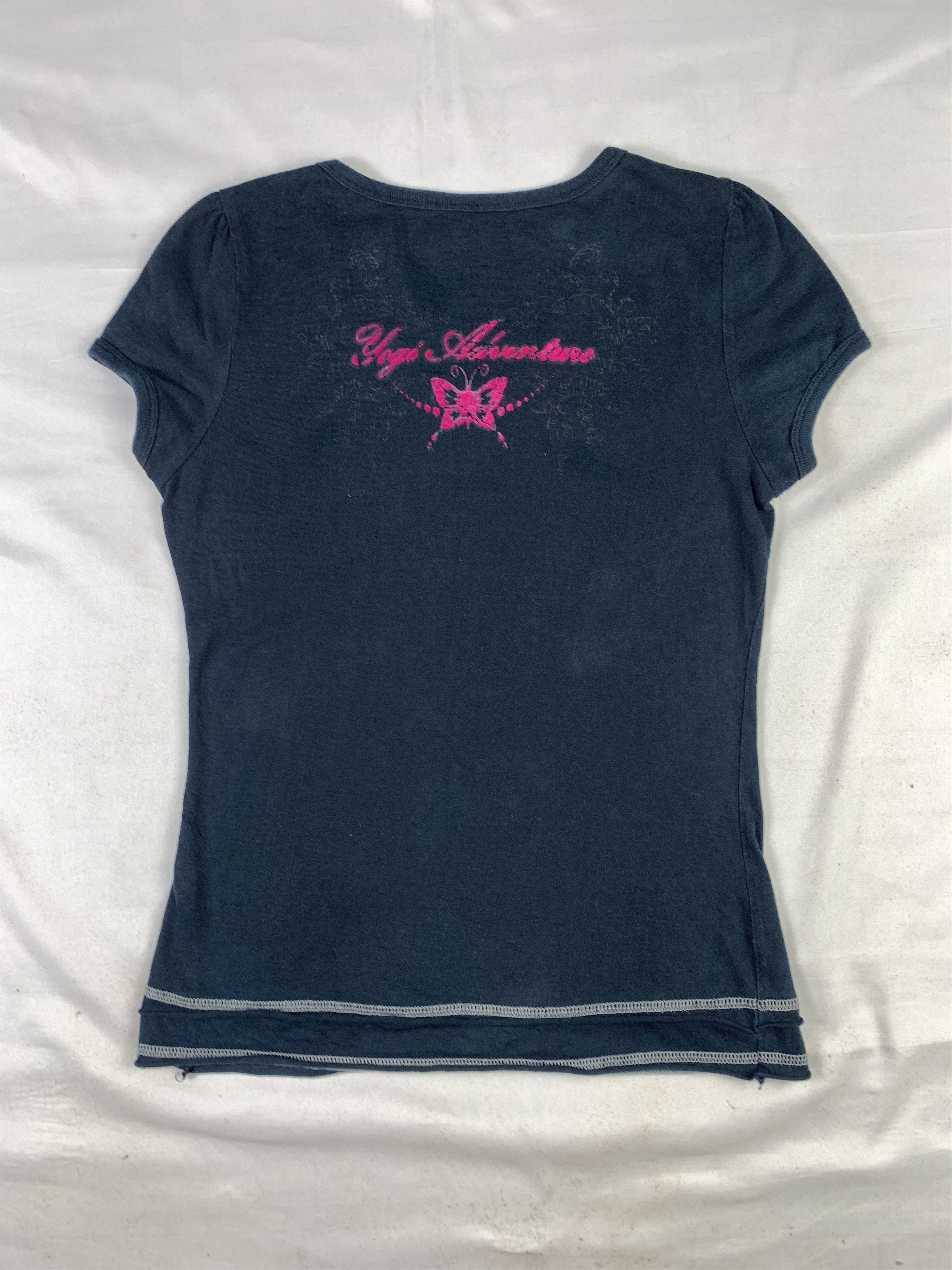 Yogi Footwear Yogi Adventures Navy Butterfly Lace Tee (M) Size M / US 6-8 / IT 42-44 - 1 Thumbnail