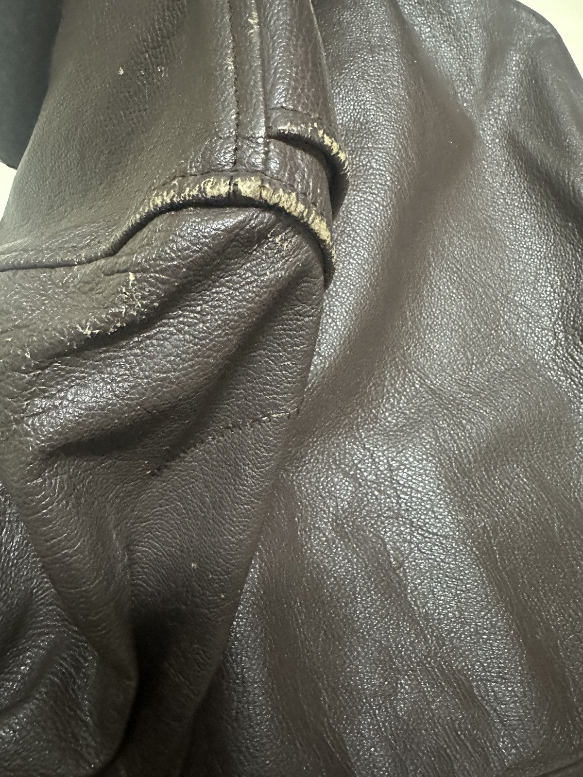 Vintage Vtg 60s G1 vietnam warr issue leather jacket / size 42 Size US M / EU 48-50 / 2 - 11 Thumbnail