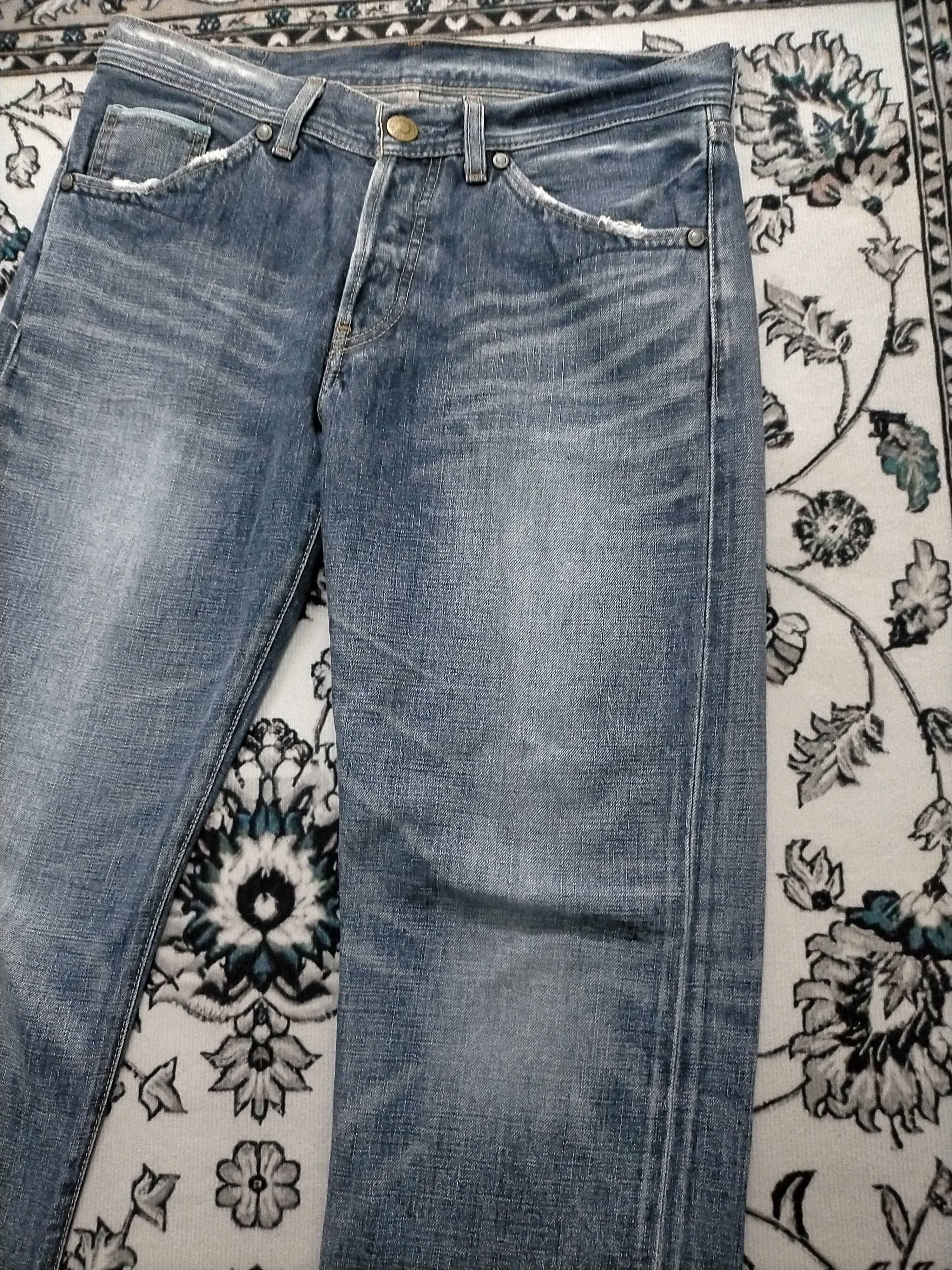 Levi's 🔥Flare 🔥Vtg Levis Mudwash Distressed Flare Jeans Size US 31 - 3 Thumbnail