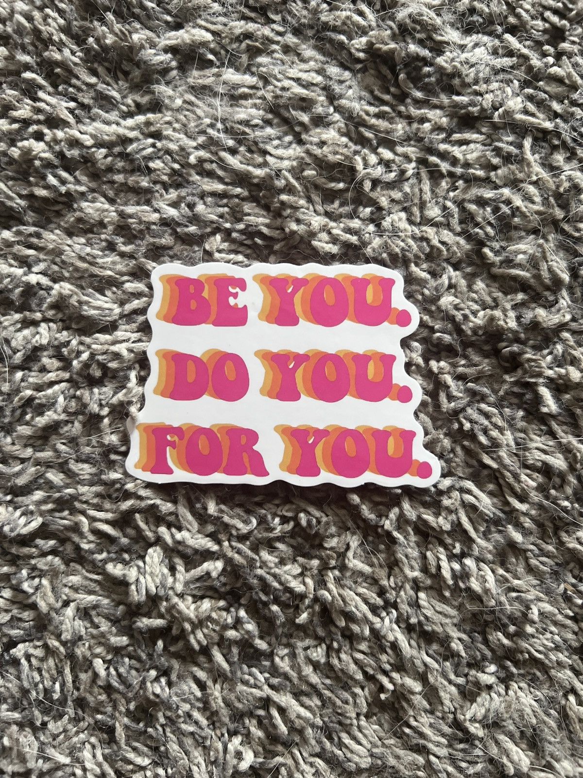 Hypebeast × Vintage Be You. Do You. For You. Sticker Size ONE SIZE - 1 Thumbnail