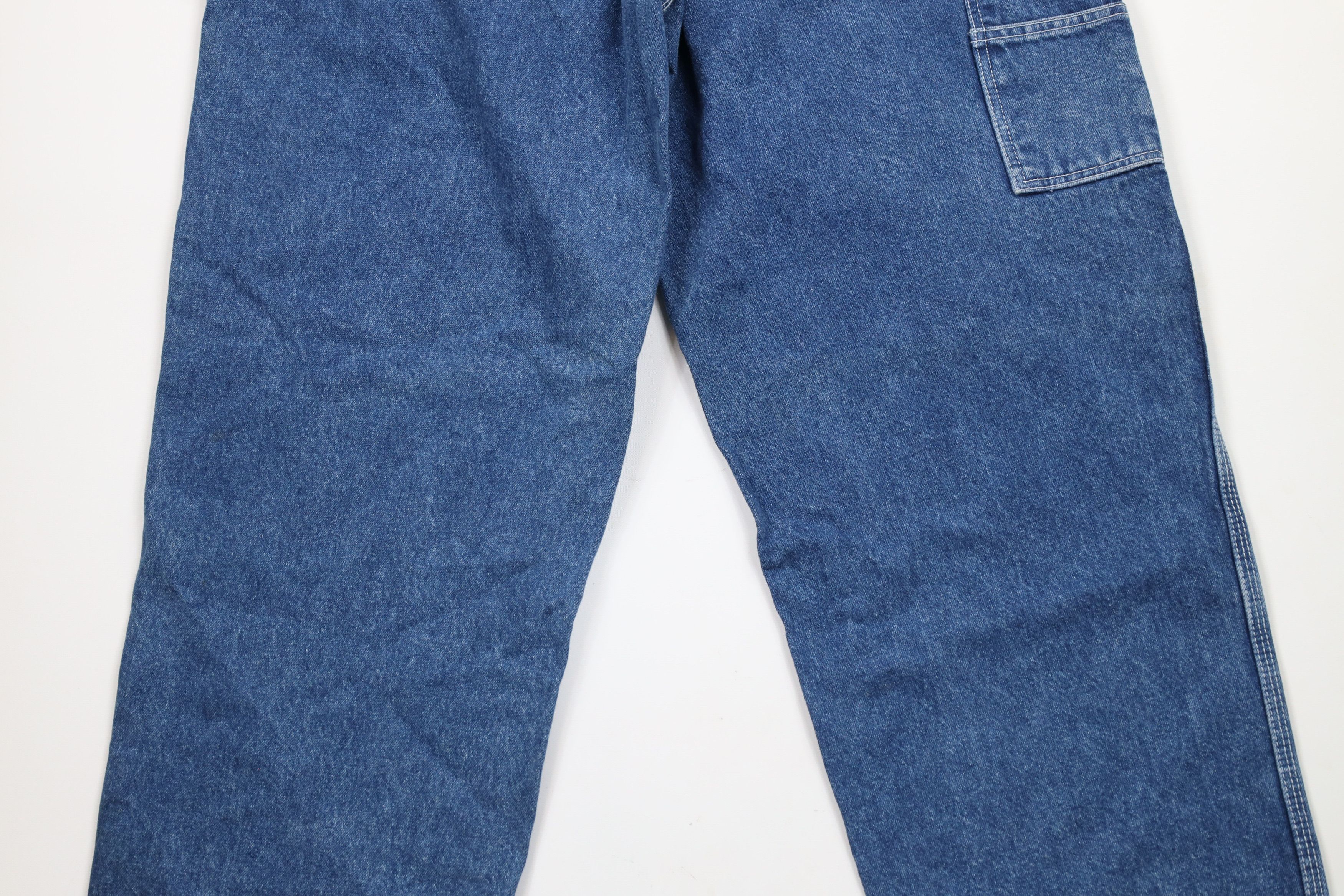 Vintage Deadstock Vintage 90s Streetwear Baggy Dungaree Denim Jeans Size US 34 / EU 50 - 10 Thumbnail