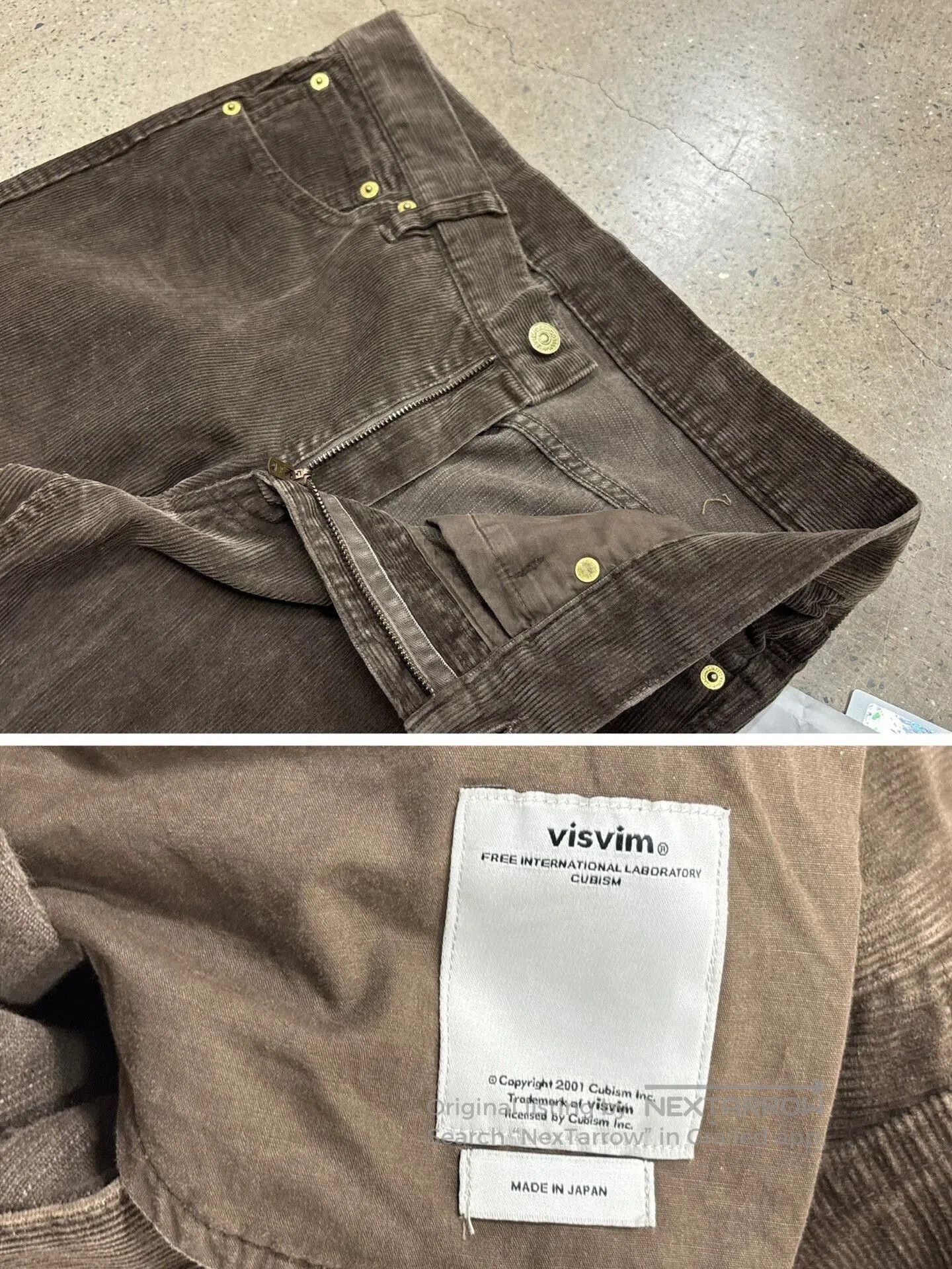 Visvim Visvim Fluxus 04 N.D. Slub Corduroy Pants. Size US 26 / EU 42 - 5 Thumbnail