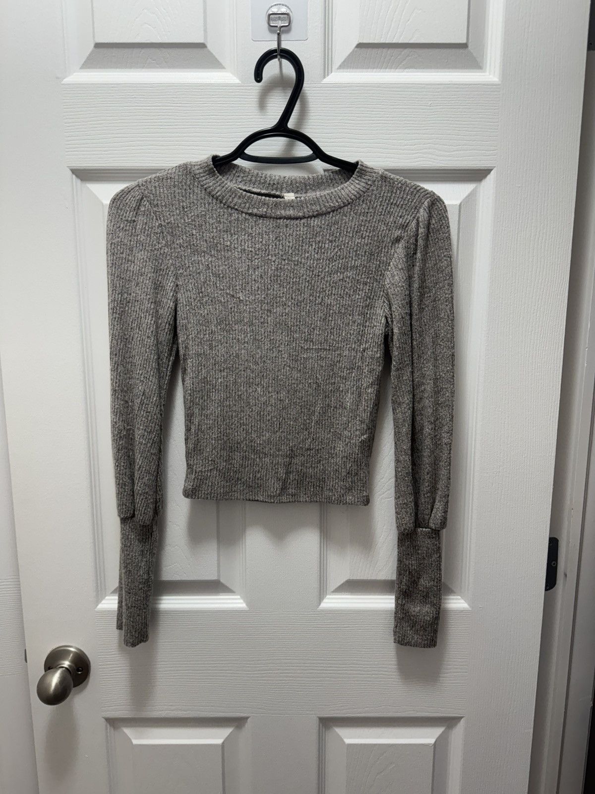 CHOCOOLATE × Chocolate × Designer Chocolate Womens Knitted Long Sleeve Grey Rick Owens Style Size S / US 4 / IT 40 - 1 Thumbnail