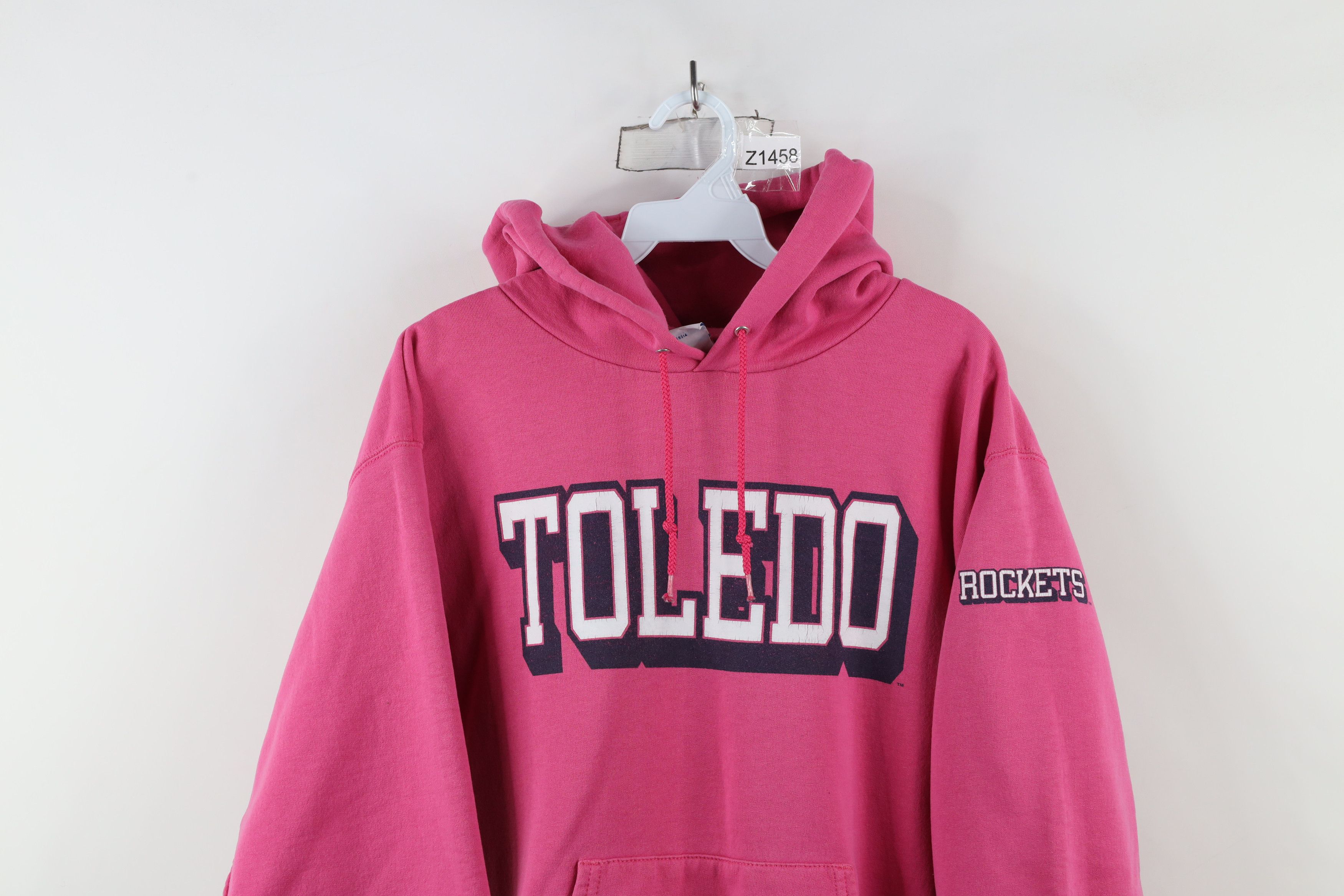 Champion × Vintage Vintage 90s Champion University of Toledo Hoodie Sweatshirt Size M / US 6-8 / IT 42-44 - 2 Thumbnail