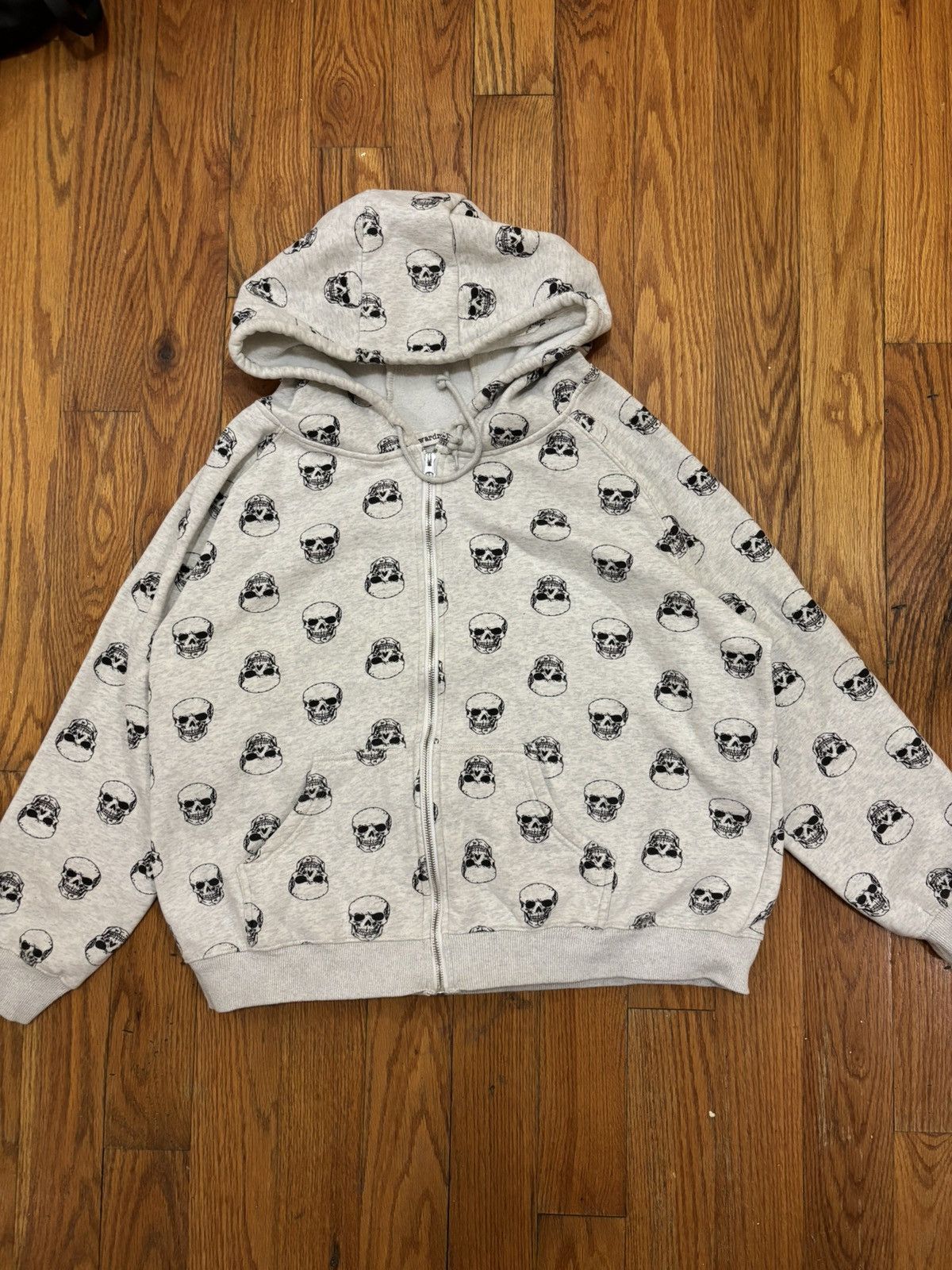 Other Y2K/2000s Skull all over print Large zip up Size US L / EU 52-54 / 3 - 1 Thumbnail