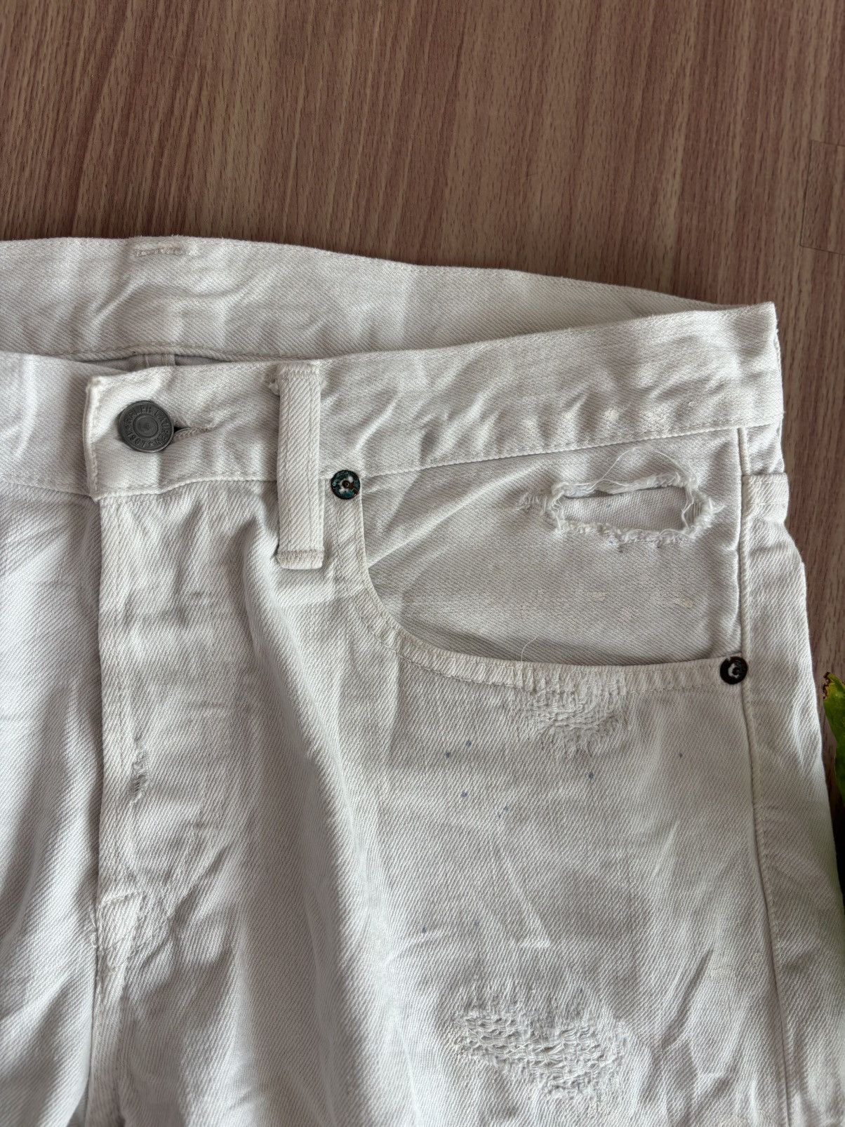 Polo Ralph Lauren Polo Ralph Lauren Varick Slim Straight Distressed Denim Size US 34 / EU 50 - 5 Thumbnail