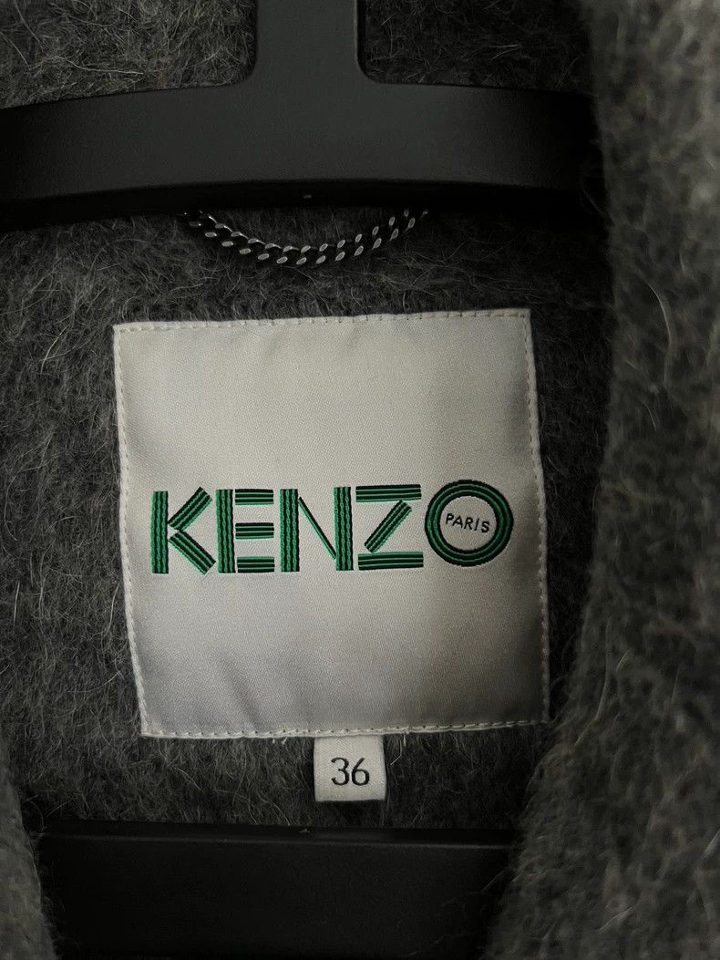 Kenzo KENZO Dark grey wool coat Size XS / US 0-2 / IT 36-38 - 3 Thumbnail