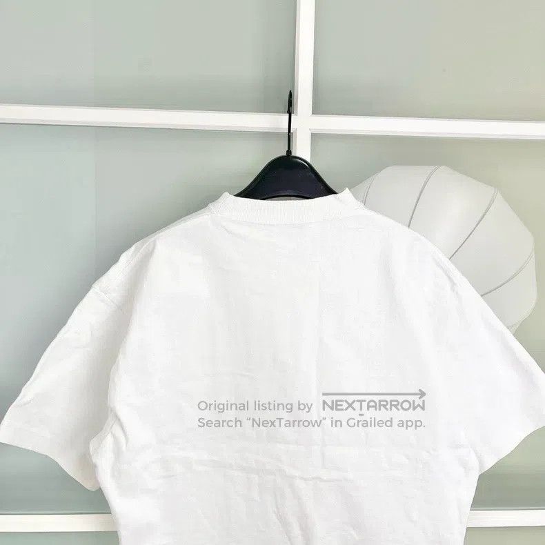 Balenciaga Balenciaga White Collar Letter Short Sleeve Size US XS / EU 42 / 0 - 6 Thumbnail