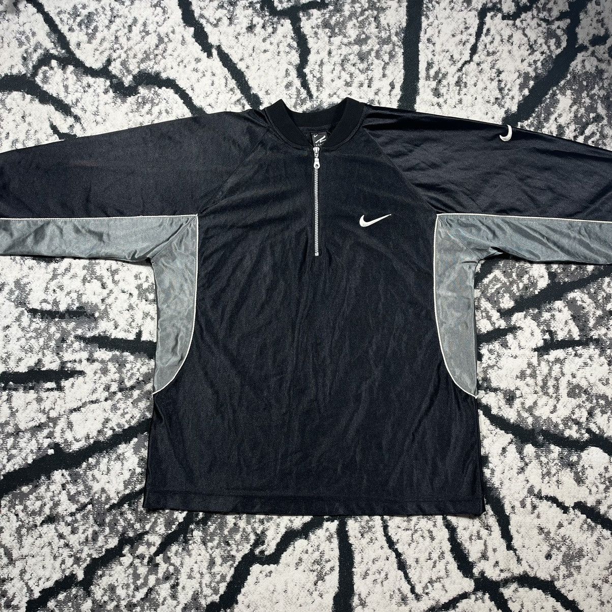Nike Vintage Nike Agassi half-zip sweatshirt longsleeve jersey Size US XL / EU 56 / 4 - 1 Thumbnail