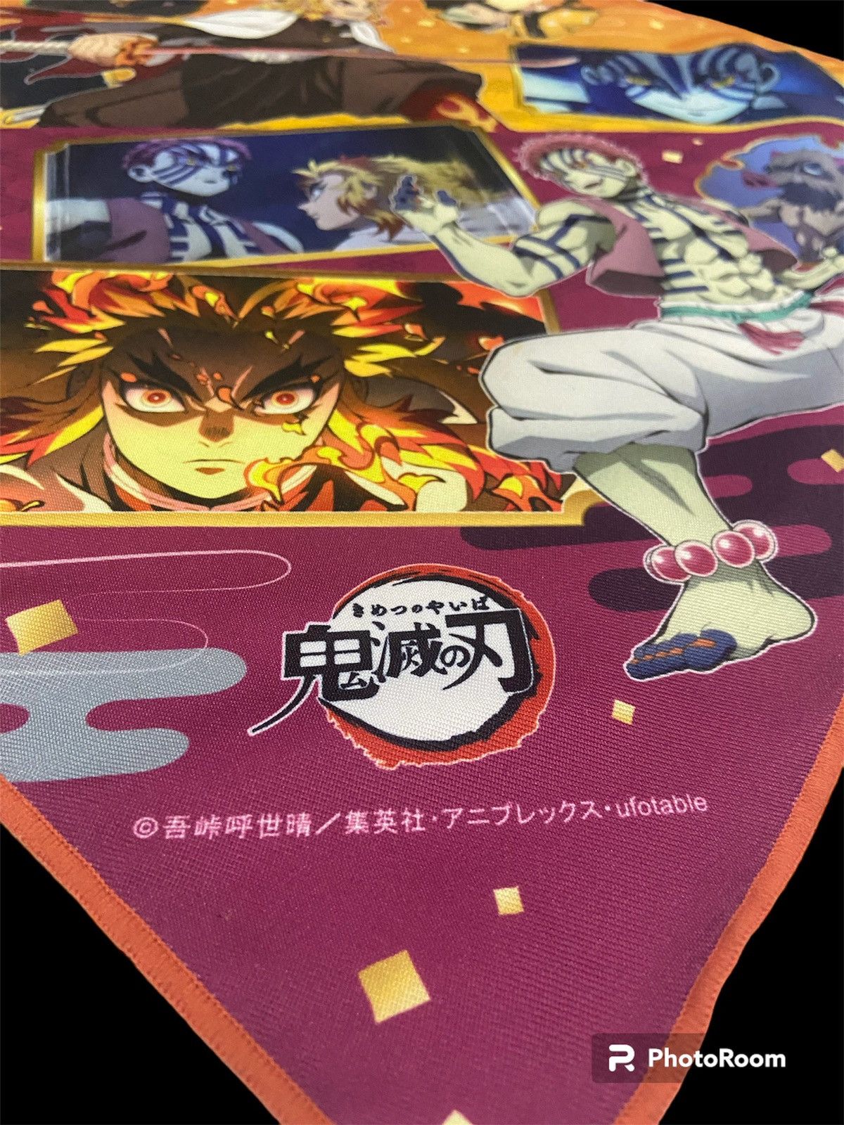 Anime × Japanese Brand handkerchief demon slayer Size ONE SIZE - 2 Thumbnail