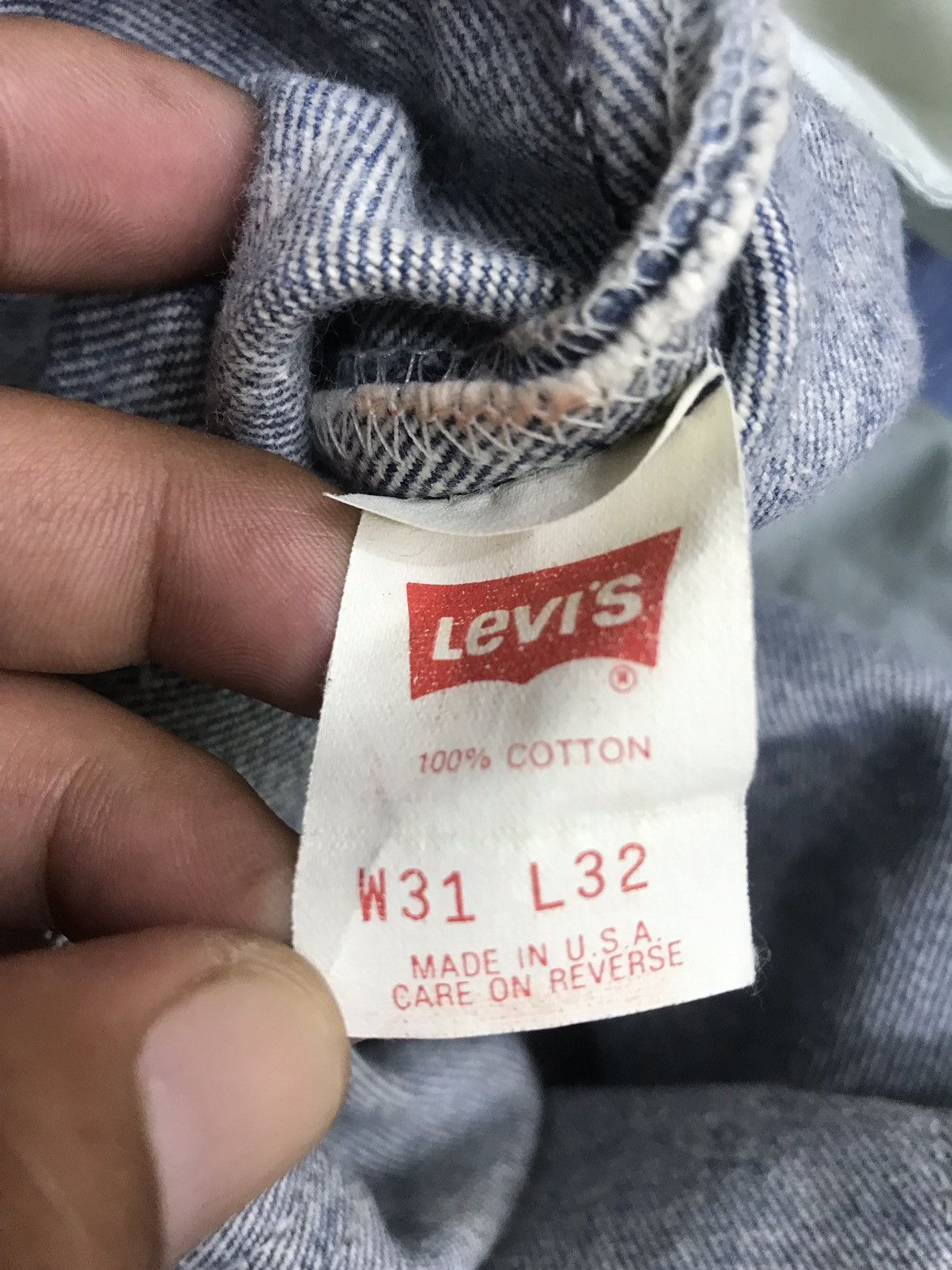 Levi's × Vintage 💥90s Style💥Vintage Levis 501 Rgular Medium Wash Denim F183 Size US 30 / EU 46 - 18 Thumbnail