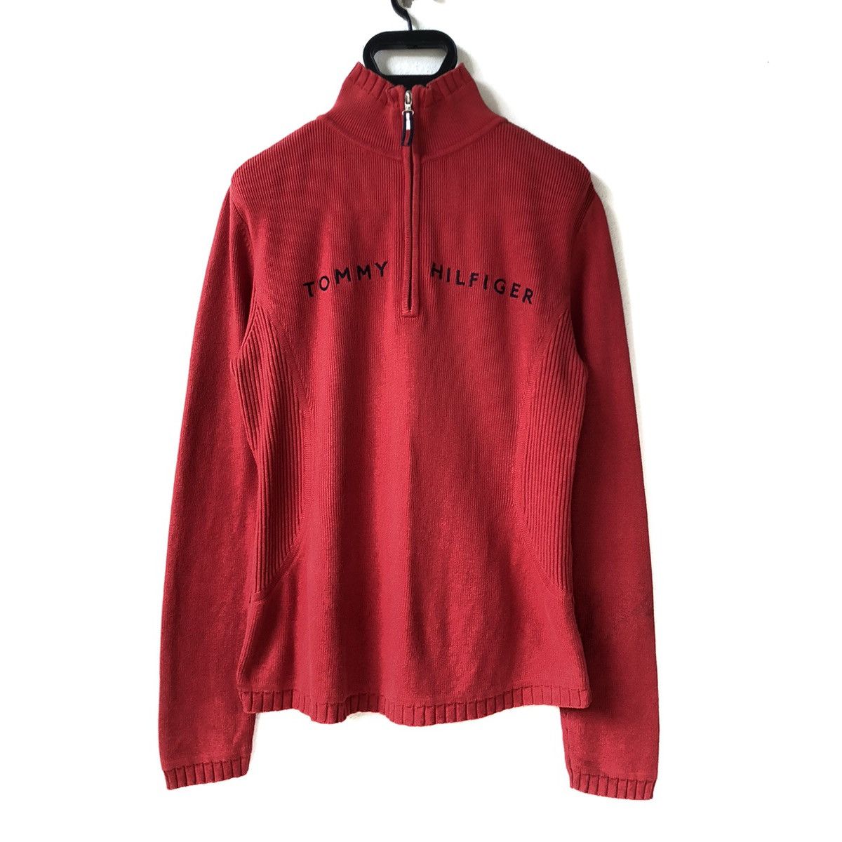 Vintage TOMMY HILFIGER half zip Knit Sweater