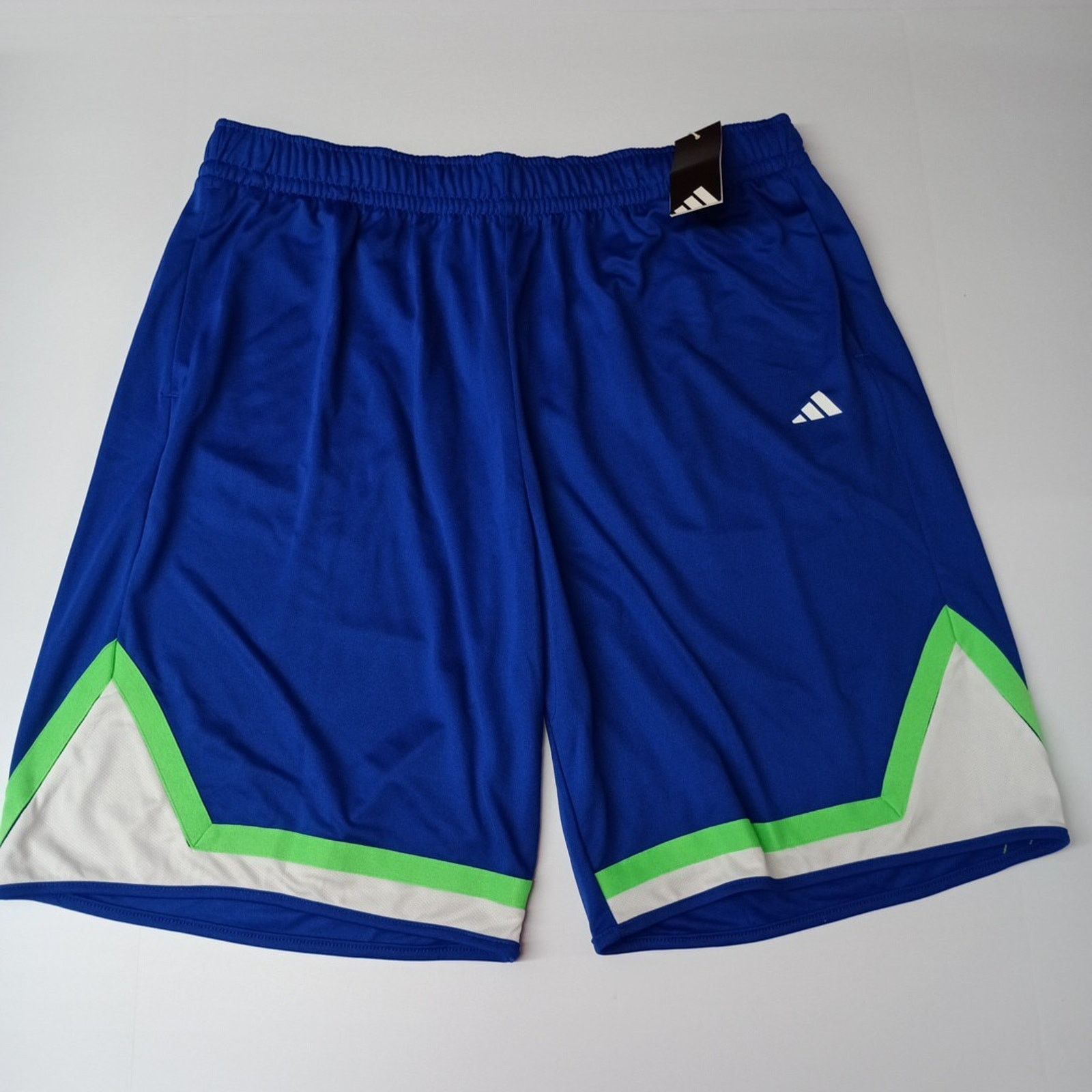 Adidas Men's adidas Block Aeroready Basketball Shorts Size 2XL Blue Size US 38 / EU 54 - 1 Thumbnail