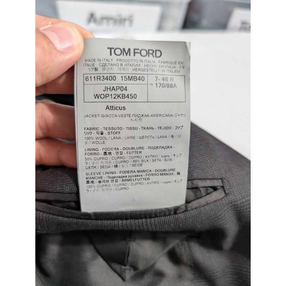 Tom Ford o1rshd1 Blazer Jacket in Black Size US S / EU 44-46 / 1 - 18 Thumbnail