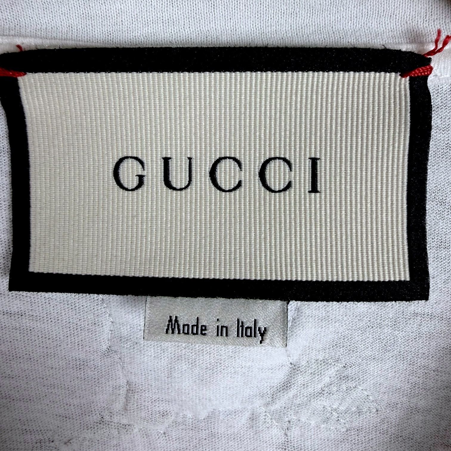 Gucci Gucci White Washed XXS Cotton Jersey Oversize T-Shirt Size M / US 6-8 / IT 42-44 - 4 Thumbnail