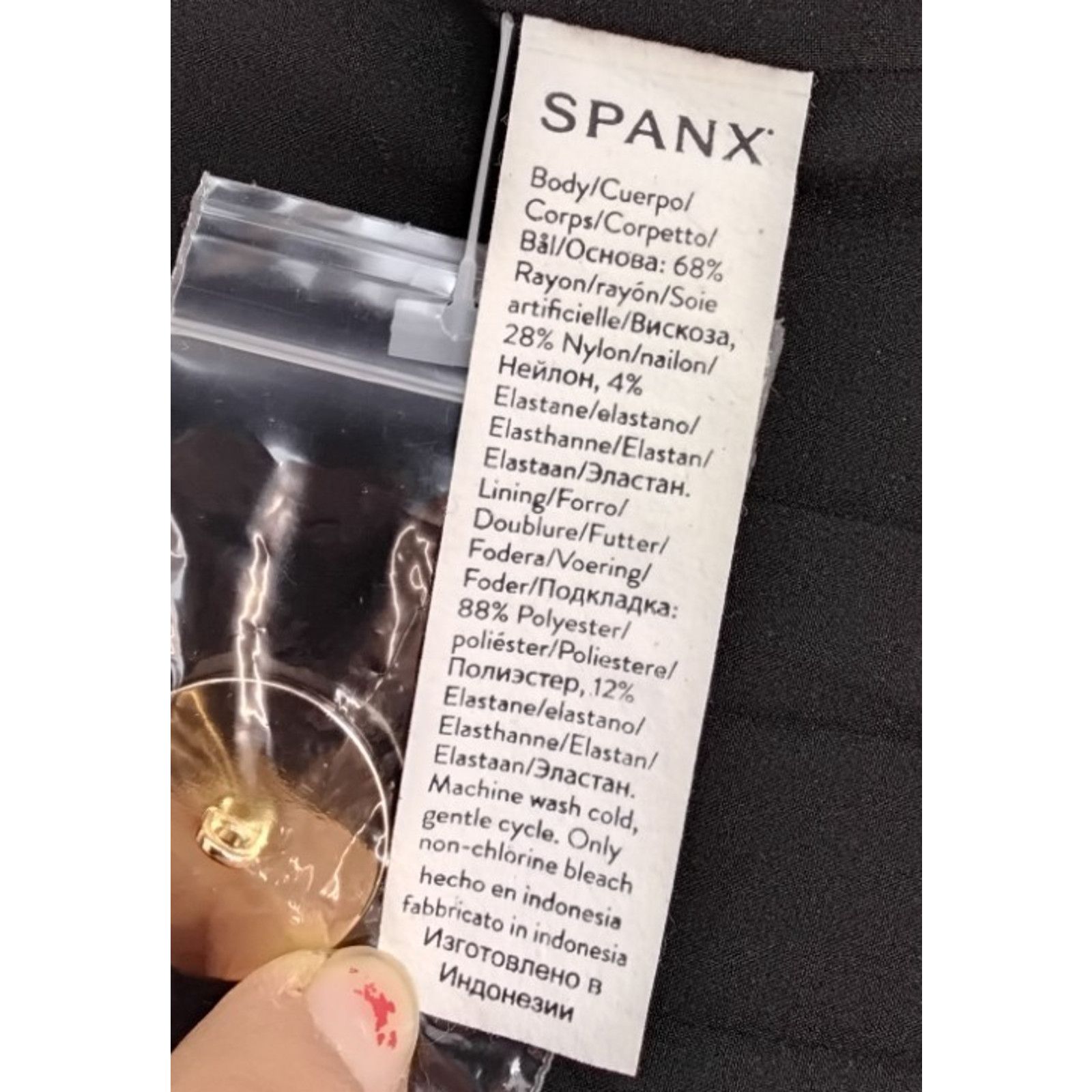 Spanx Spanx Perfect Asym Tailored Blazer Black Women's Small NWT Size S / US 4 / IT 40 - 13 Thumbnail