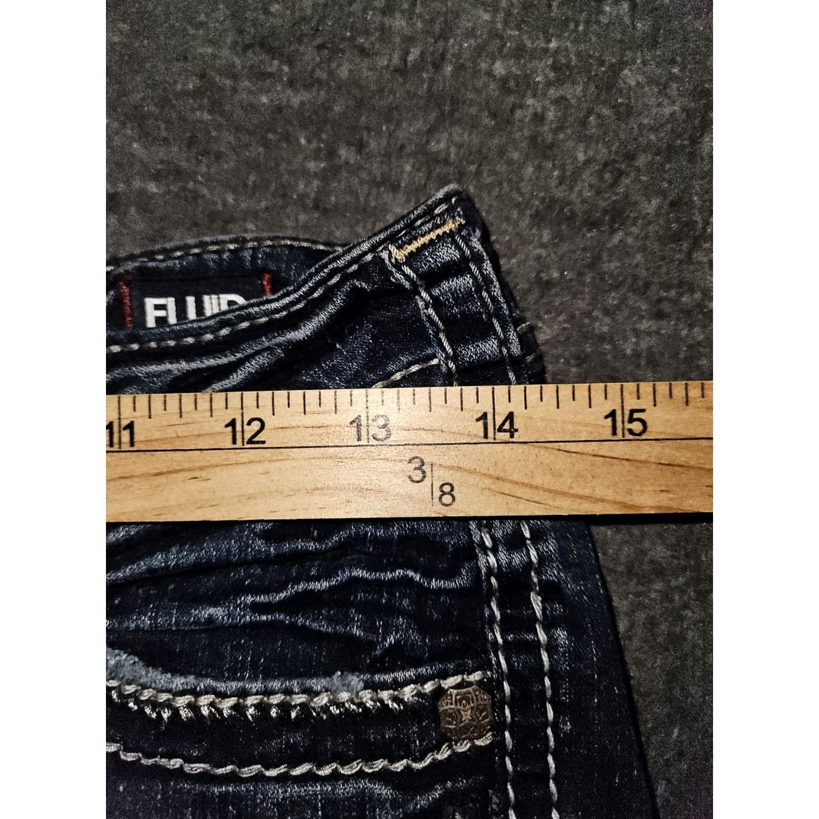 Silver Jeans Co. VINTAGE Silver Jeans Aiko Bootcut Jeans Women 27x33 Blue Embroidered Pockets Slim Distressed Easy Care 90s City Hipster Logo Women's Jeans Size 27" / US 4 / IT 40 - 5 Thumbnail