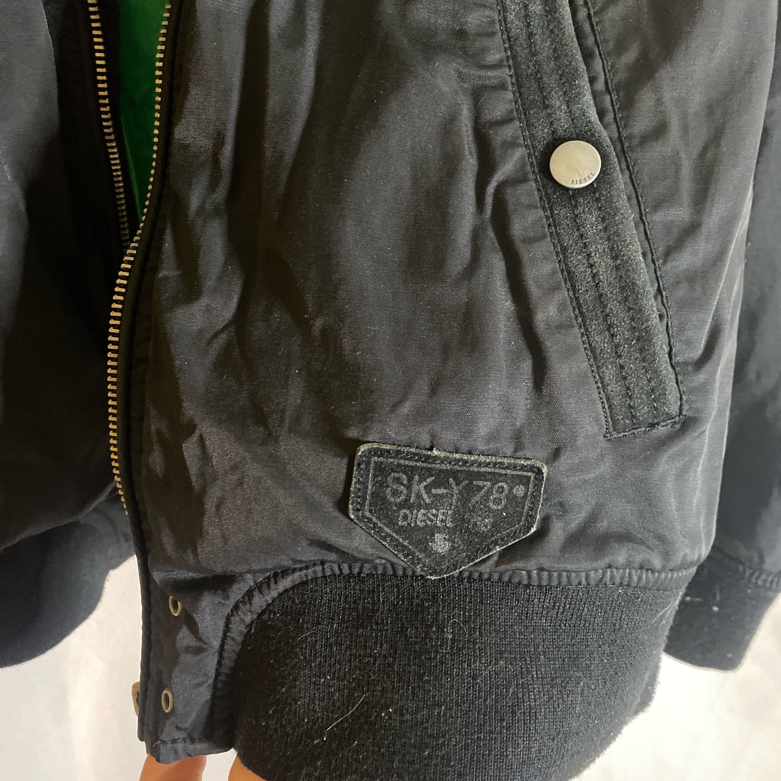 Diesel Diesel SK-Y78 Technical Nylon Bomber Jacket Size US S / EU 44-46 / 1 - 2 Thumbnail