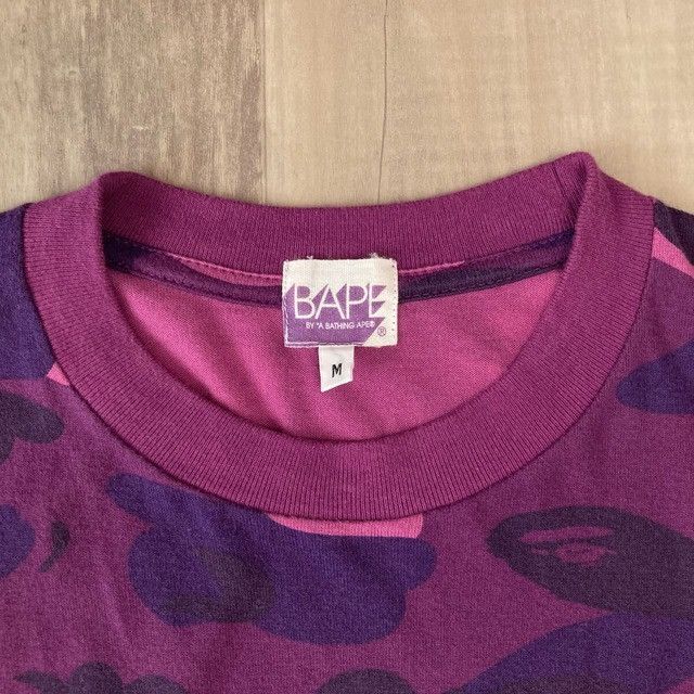 Bape × Swarovski Swarovski × BAPE LOGO T-shirt purple camo a bathing ape NIGO Size US M / EU 48-50 / 2 - 7 Thumbnail