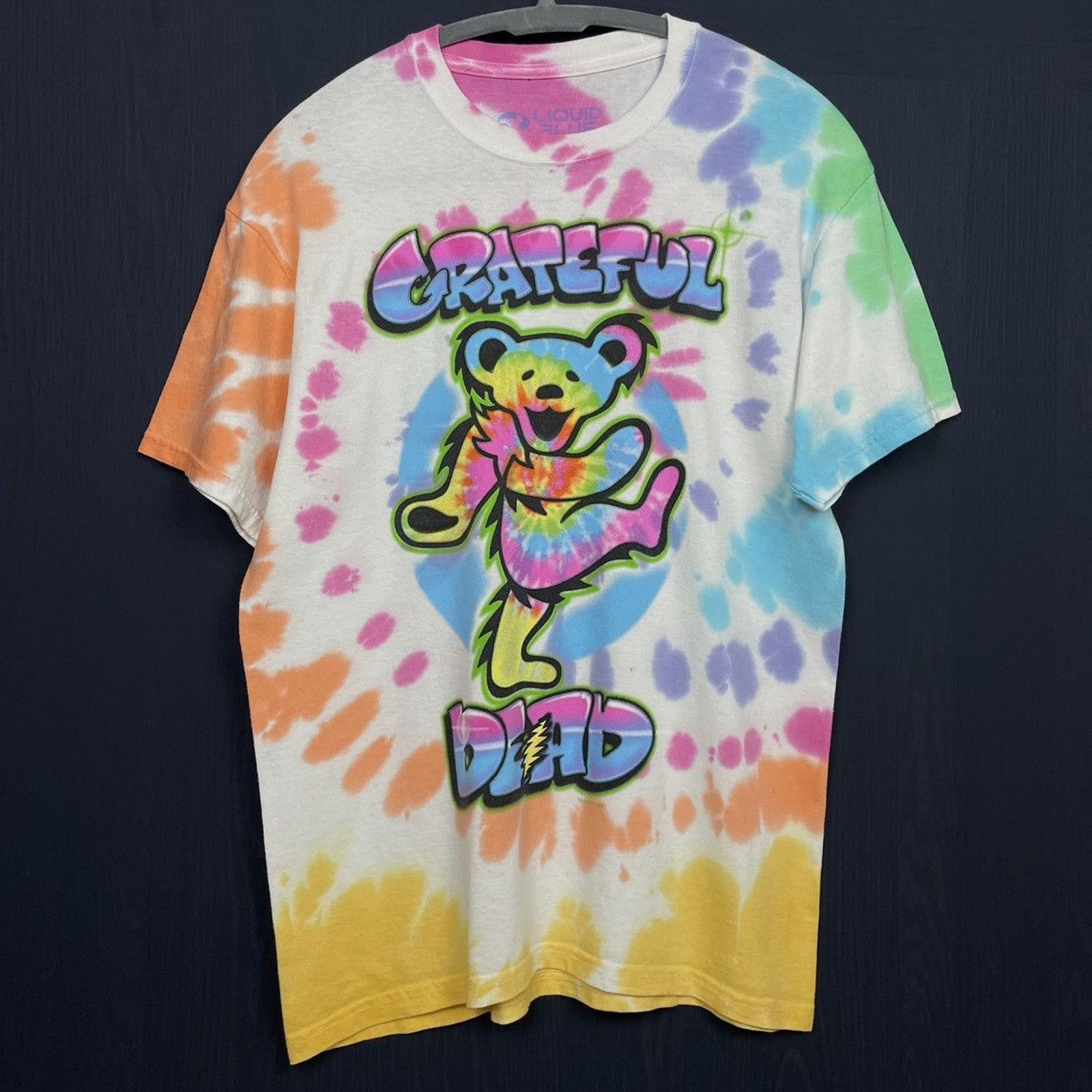 Harley Davidson × Japanese Brand × Vintage 💧LIQUID BLUE Grateful Dead Tie Dye T Size US M / EU 48-50 / 2 - 1 Thumbnail