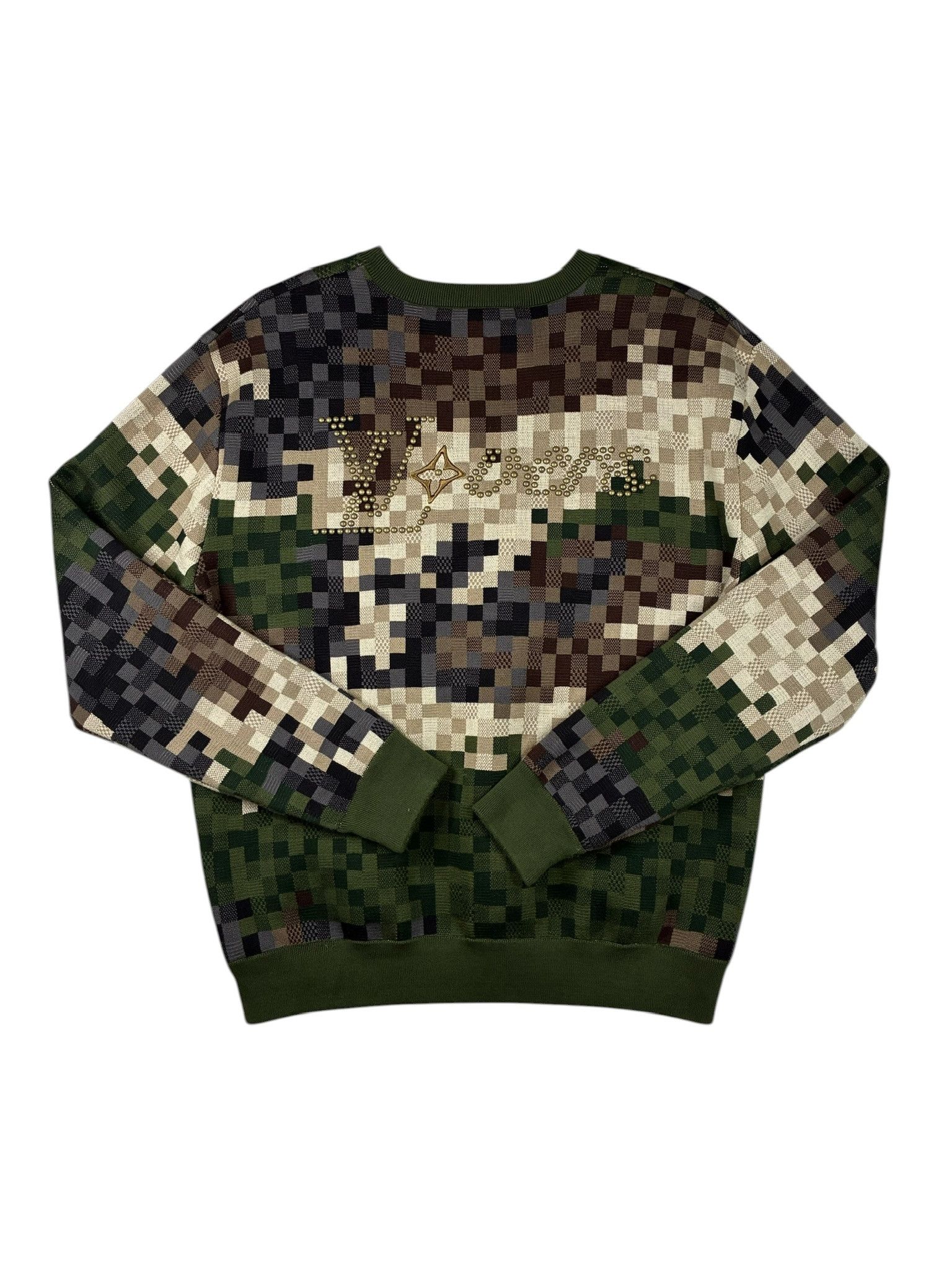 Louis Vuitton Louis Vuitton Pixelated Sweater By Pharrel Size US M / EU 48-50 / 2 - 4 Thumbnail