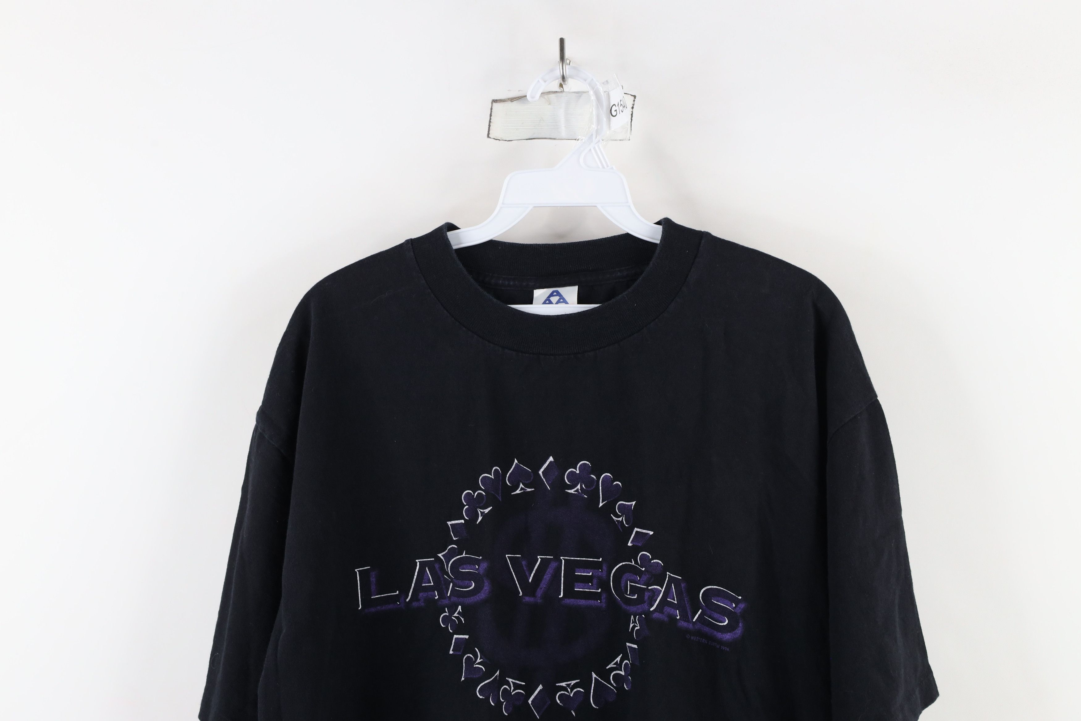 Vintage Vintage 90s Streetwear Spell Las Vegas Money Cards T-Shirt Size US XL / EU 56 / 4 - 2 Thumbnail