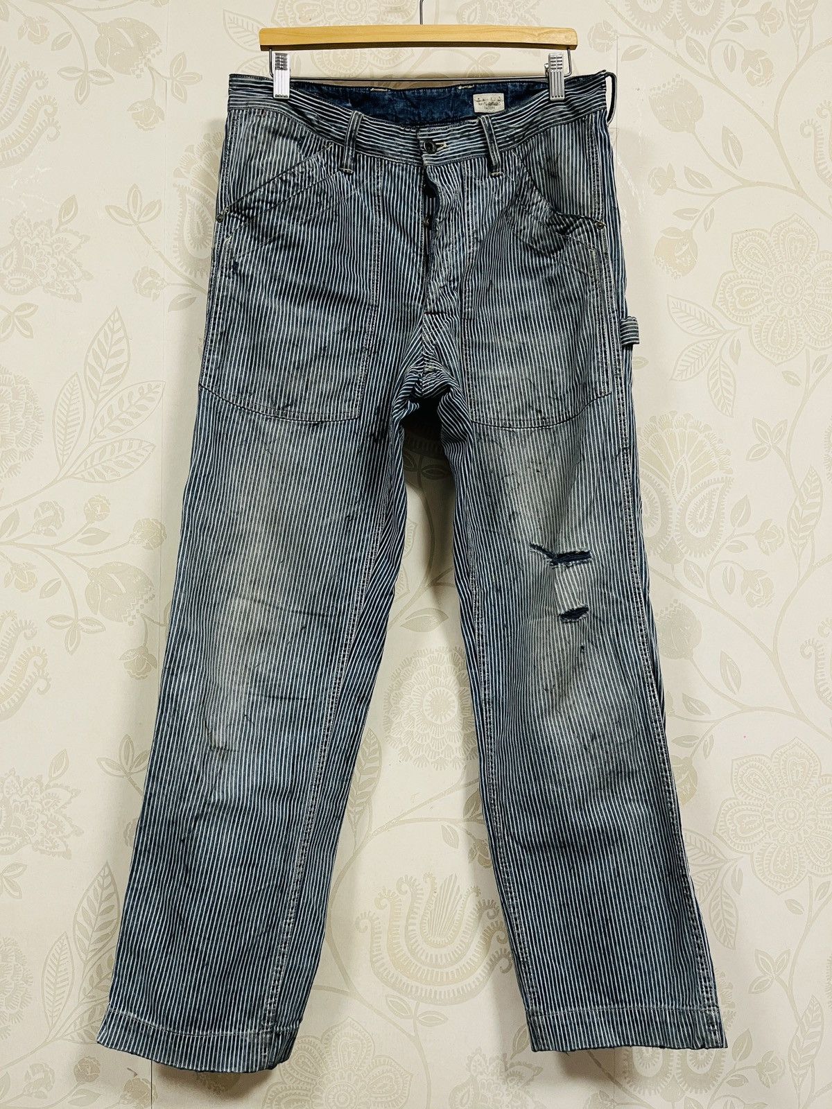 Ralph Lauren Vintage 1980s Ralph Lauren Hickory Workers Pants Size US 32 / EU 48 - 4 Thumbnail