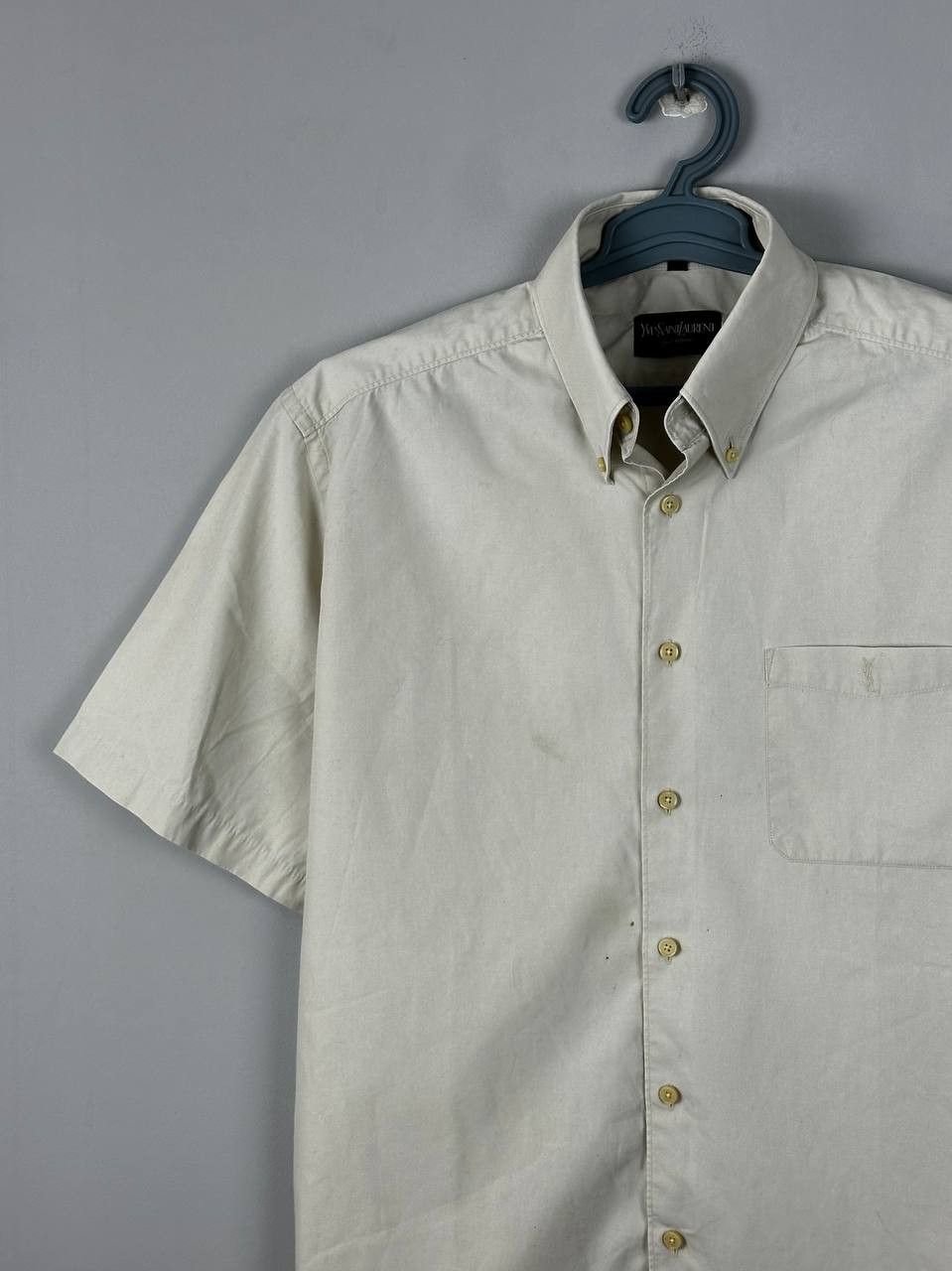 Yves Saint Laurent Vintage Yves Saint Laurent YSL Short Sleeve Shirt Size US L / EU 52-54 / 3 - 1 Thumbnail