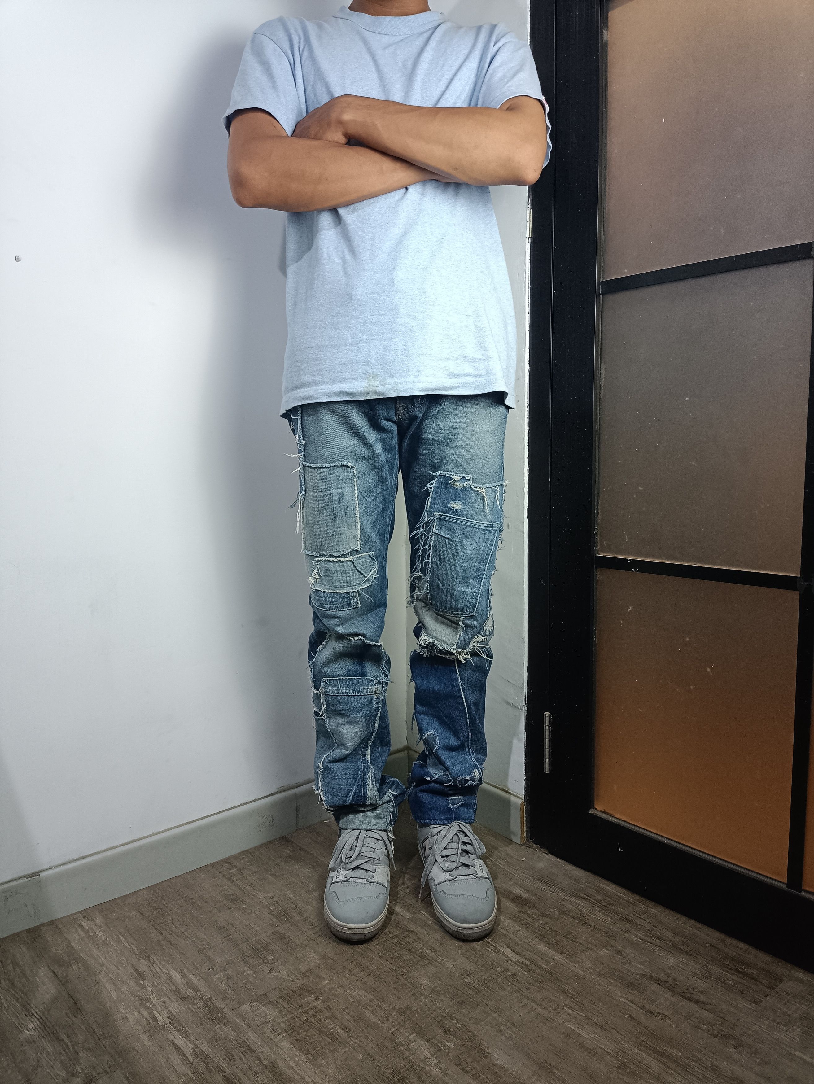 Denim & Supply Ralph Lauren × Polo Ralph Lauren Polo rrl denim suply Ralph Lauren patchwork Size US 29 - 6 Thumbnail