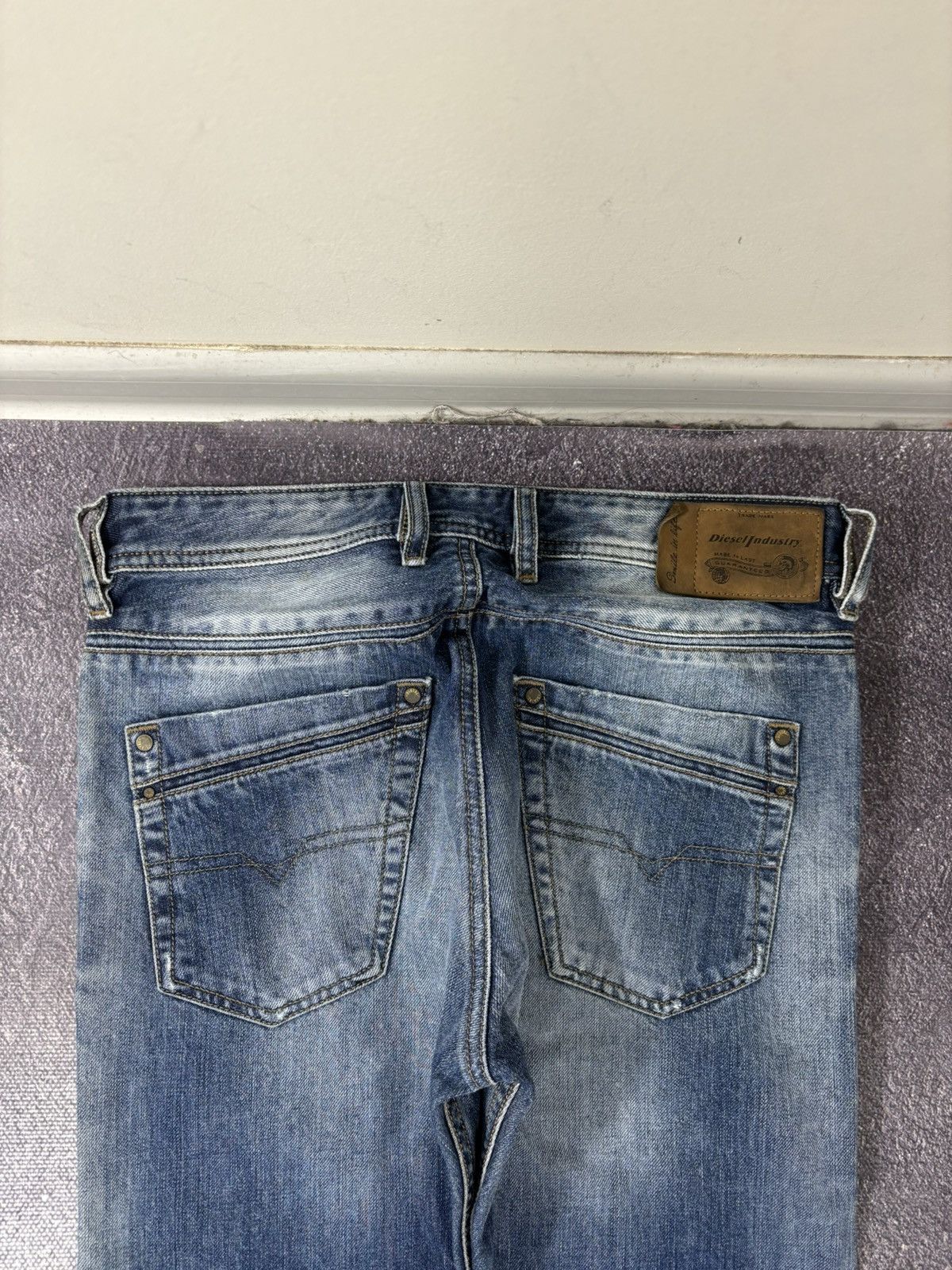 Diesel Diesel Krayver NWT Regular Slim Carrot Blue Denim Jeans Size US 28 / EU 44 - 19 Thumbnail