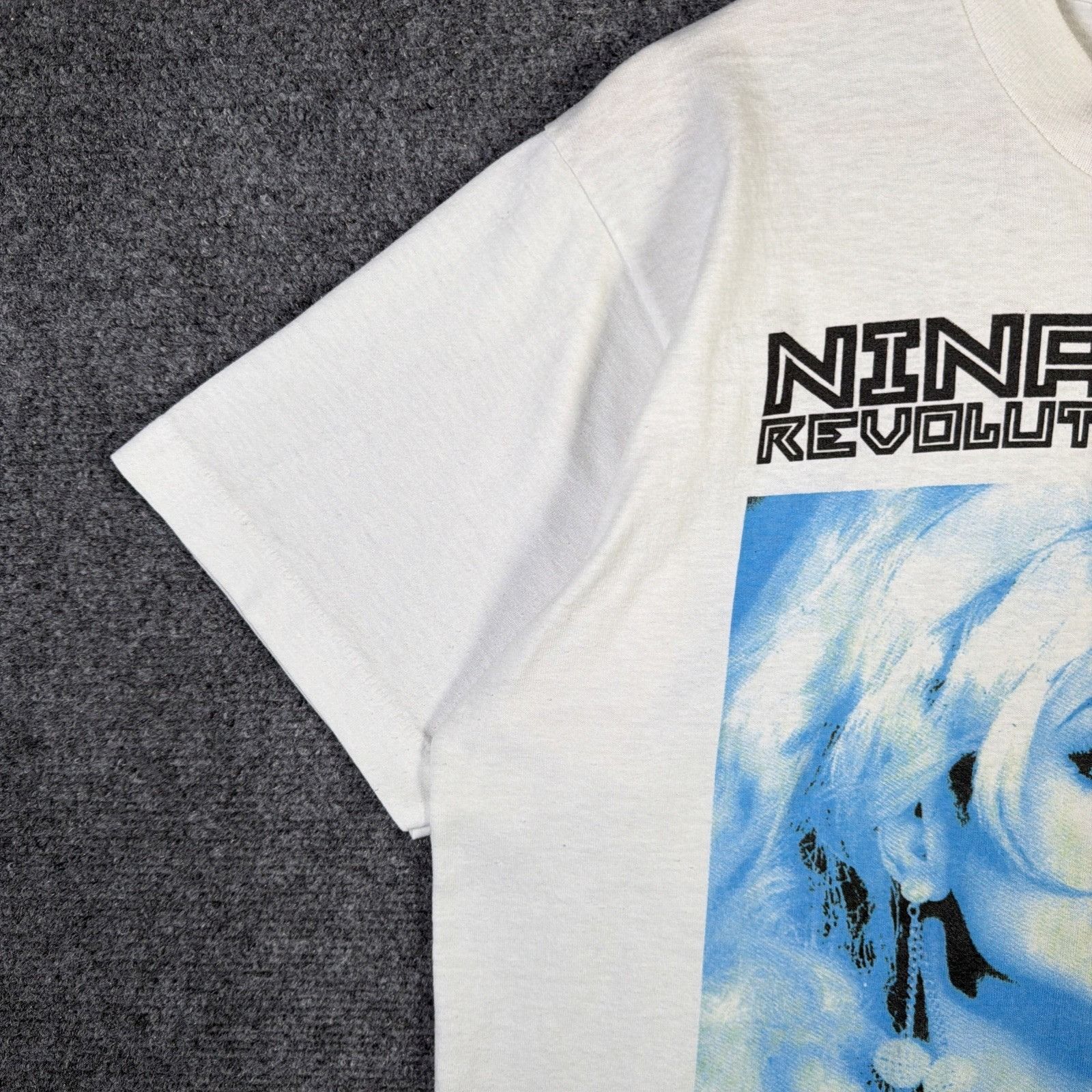 Band Tees Vintage Nina Hagen Shirt Mens Large White 80s Revolution Size US L / EU 52-54 / 3 - 6 Thumbnail