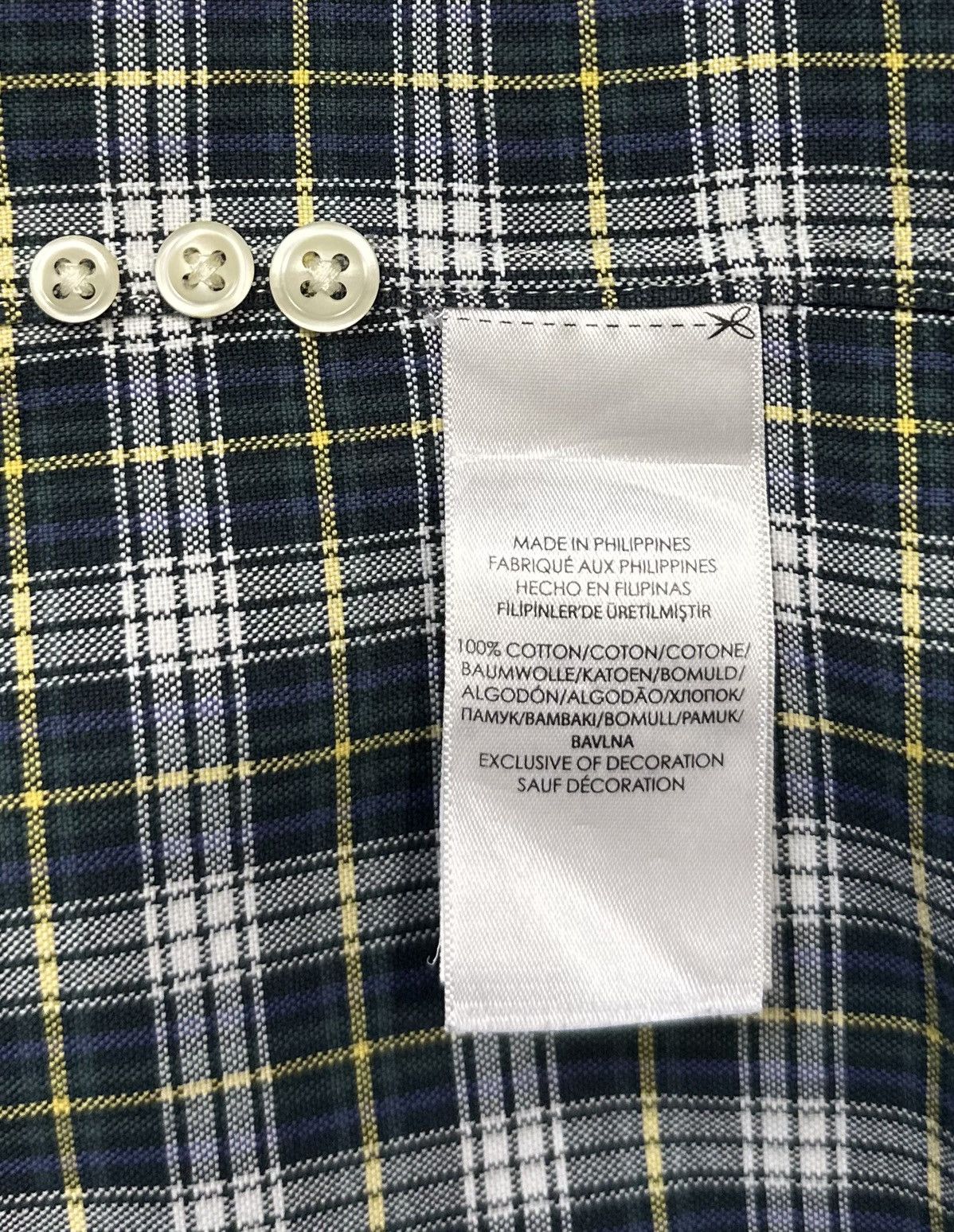Ralph Lauren Logo Shirt Big Size 2XB Men's Long Sleeve