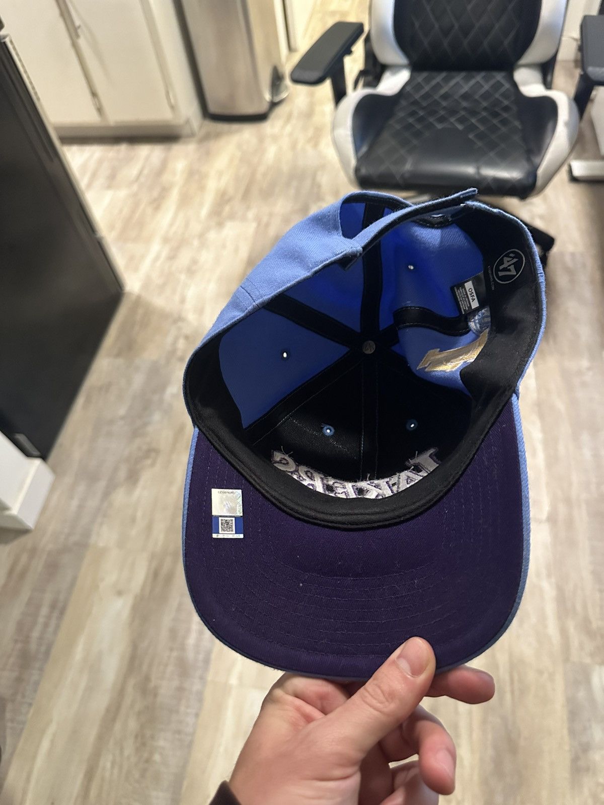 47 Brand 47 brand MVP Lakers hat Size ONE SIZE - 4 Thumbnail