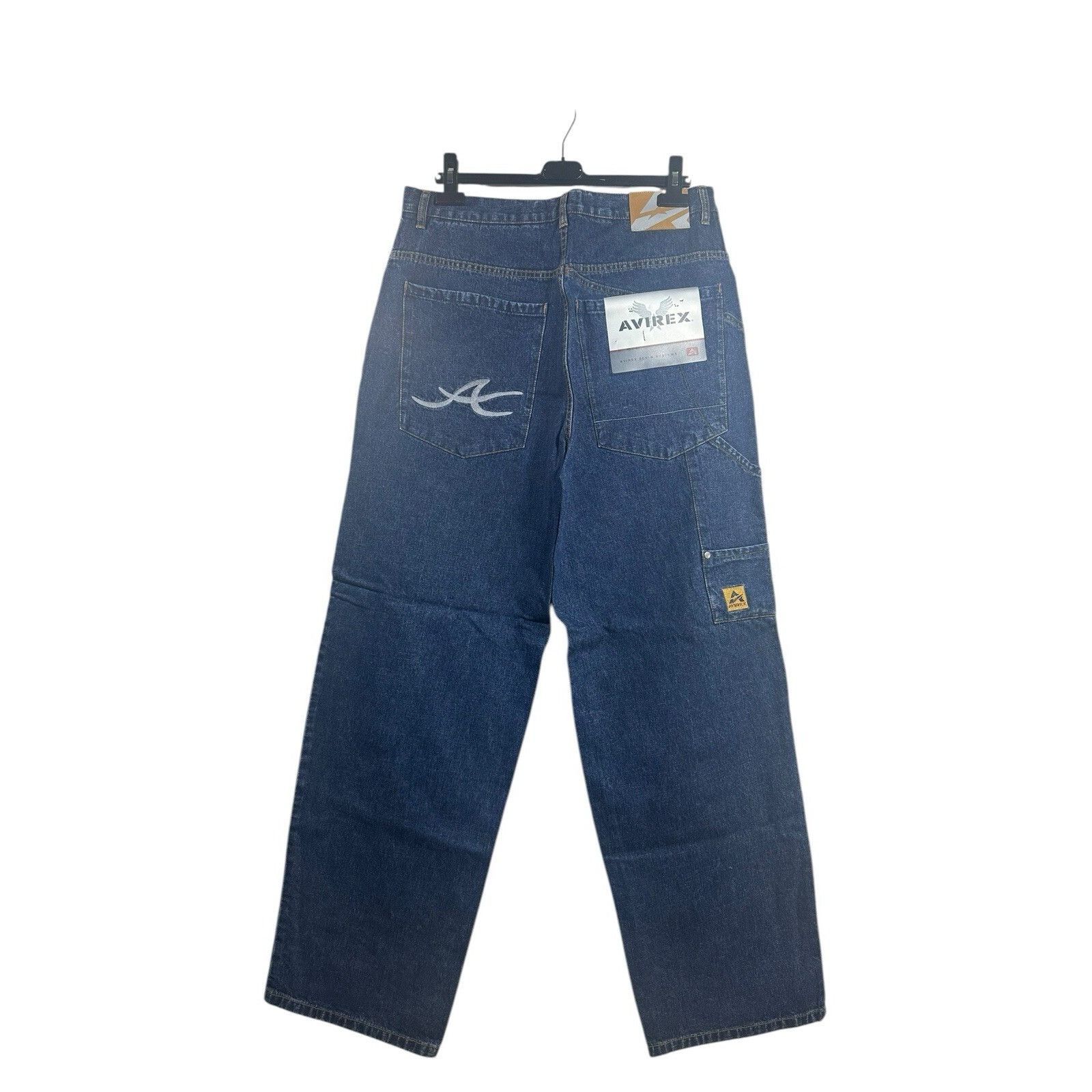 Avirex Vintage Avirex Baggy Denim Jeans Pelle Pelle Wide Leg Y2K Hi Size US 34 / EU 50 - 3 Thumbnail