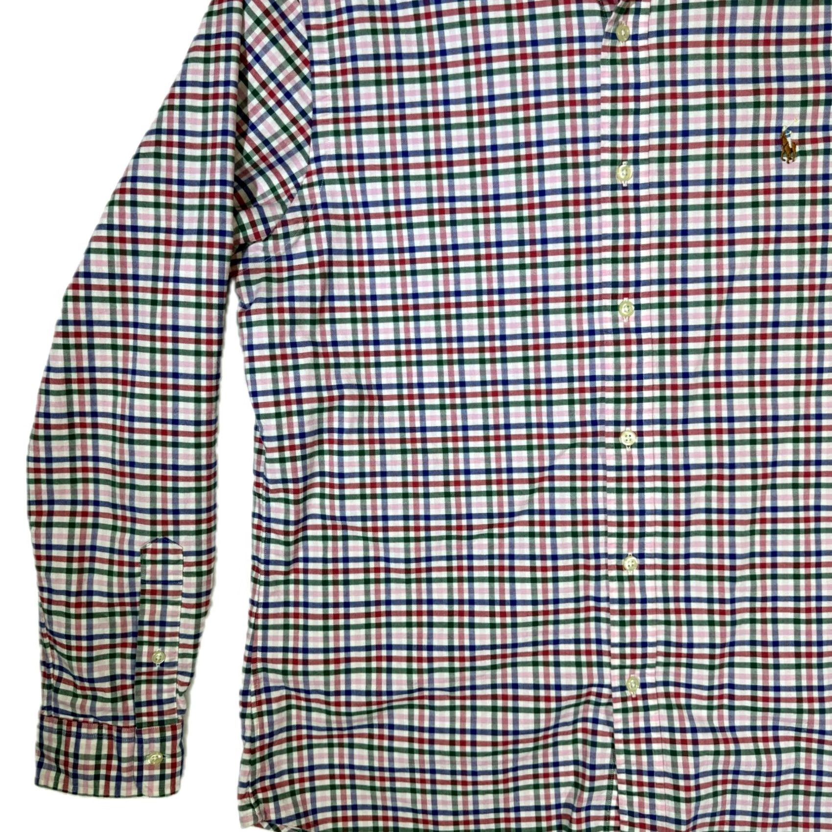 Polo Ralph Lauren Ralph Lauren Polo Shirt Men XL Red & Black Plaid 100% Cotton Long Sleeve Button-Up Casual Size US XL / EU 56 / 4 - 4 Thumbnail