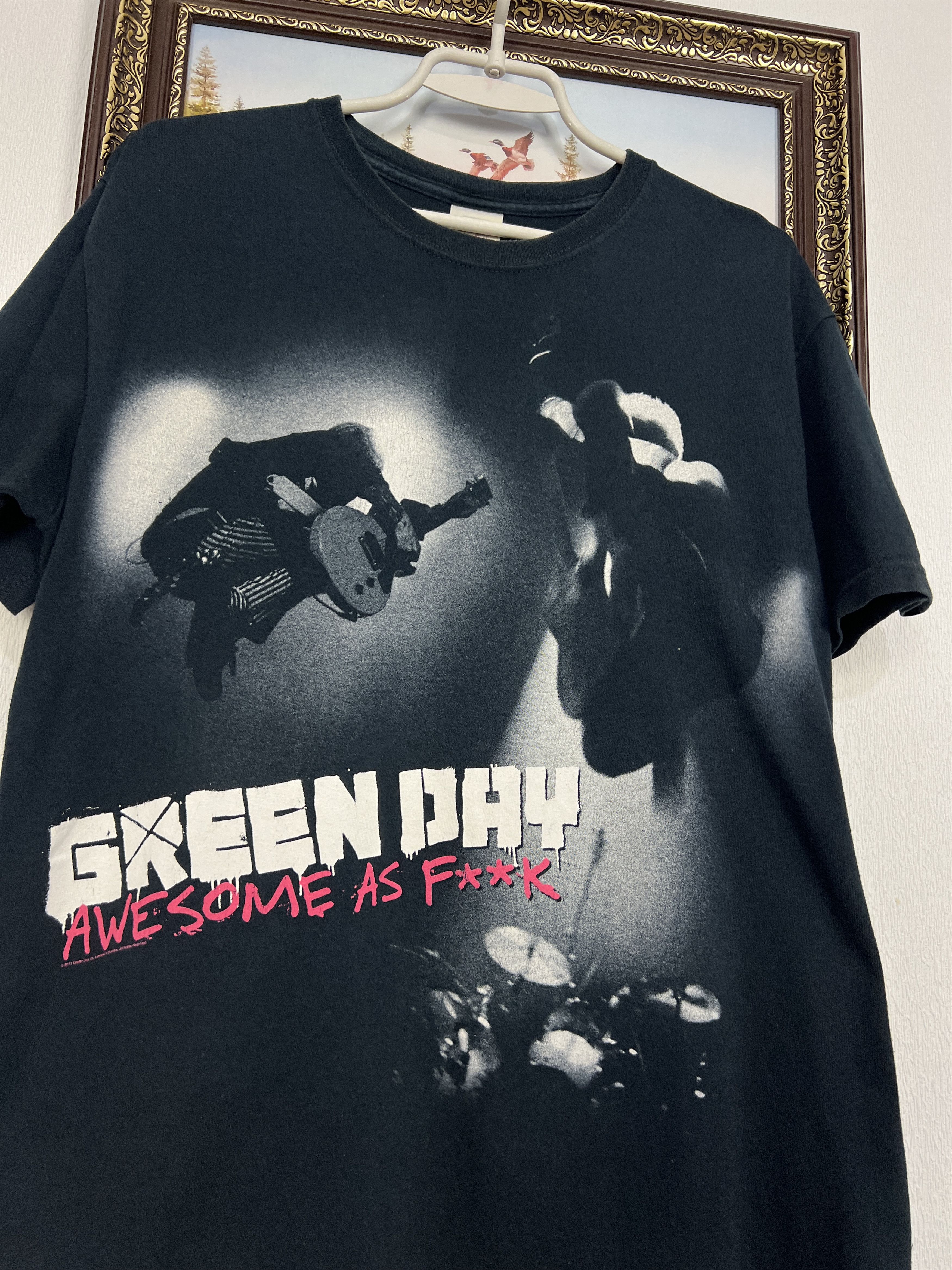 Gildan Green Day Awesome As F**k Shirt Over Print Band Tee Hype Size US M / EU 48-50 / 2 - 3 Thumbnail