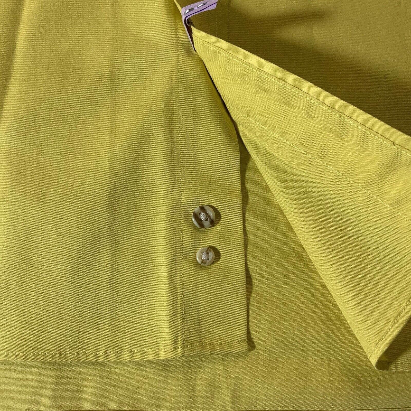 Other Forsyth Men's 3XL Yellow Short Sleeve Button Shirt Size US XXL / EU 58 / 5 - 5 Thumbnail
