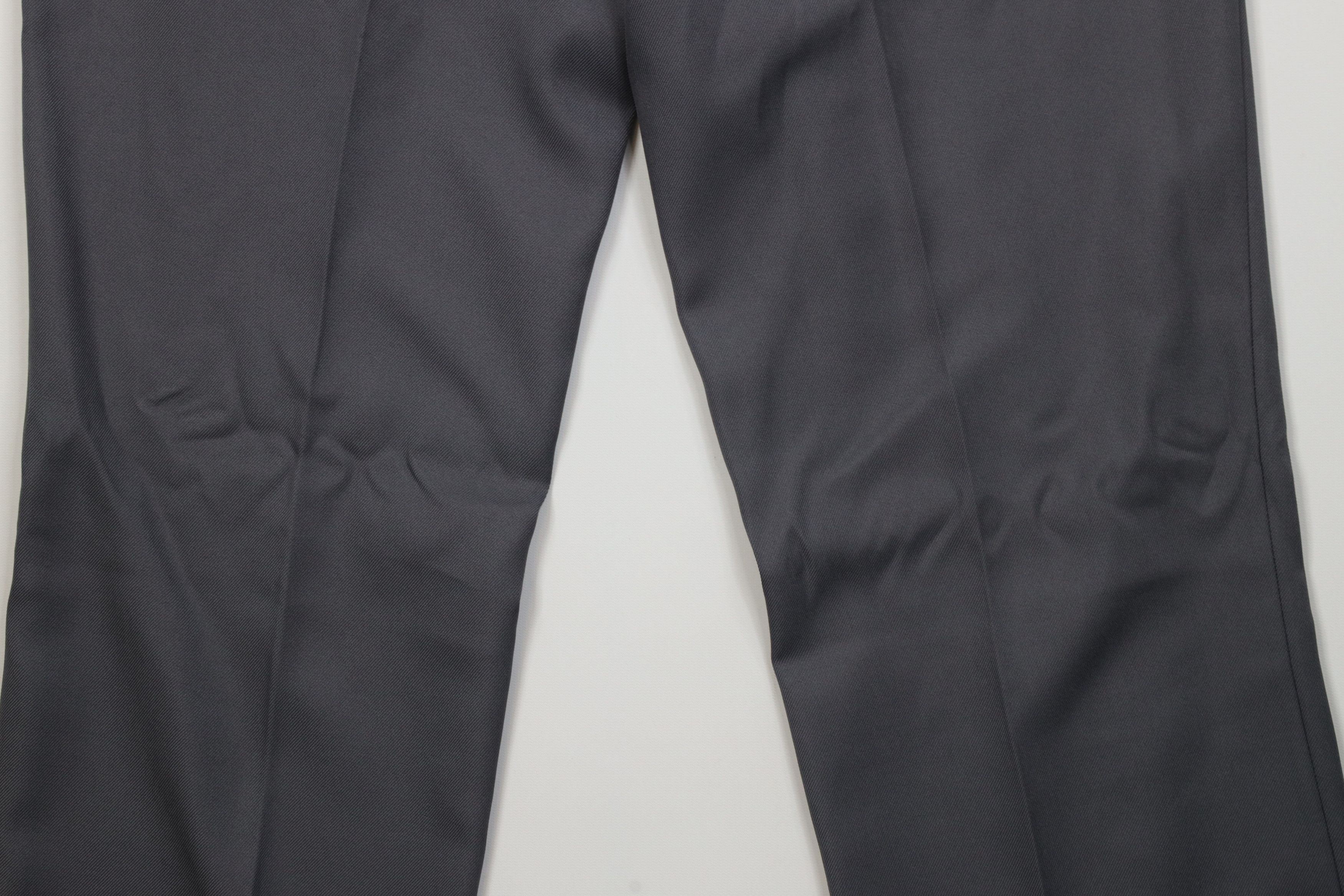 Vintage Vintage 90s Streetwear Knit Flared Wide Leg Chino Pants Gray Size US 38 / EU 54 - 11 Thumbnail