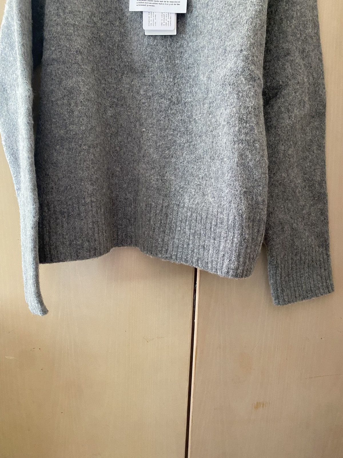 John Galliano [80% OFF SALE] Maison Margiela v-neck grey sweater Size US XL / EU 56 / 4 - 12 Thumbnail