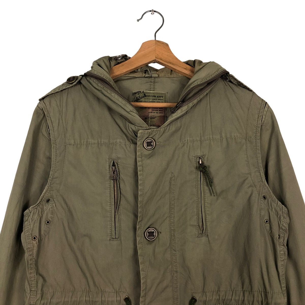 PPFM 🔥CROPPED BONDAGE PARACHUTE BIKER JACKET PPFM JAPAN Size US L / EU 52-54 / 3 - 5 Thumbnail