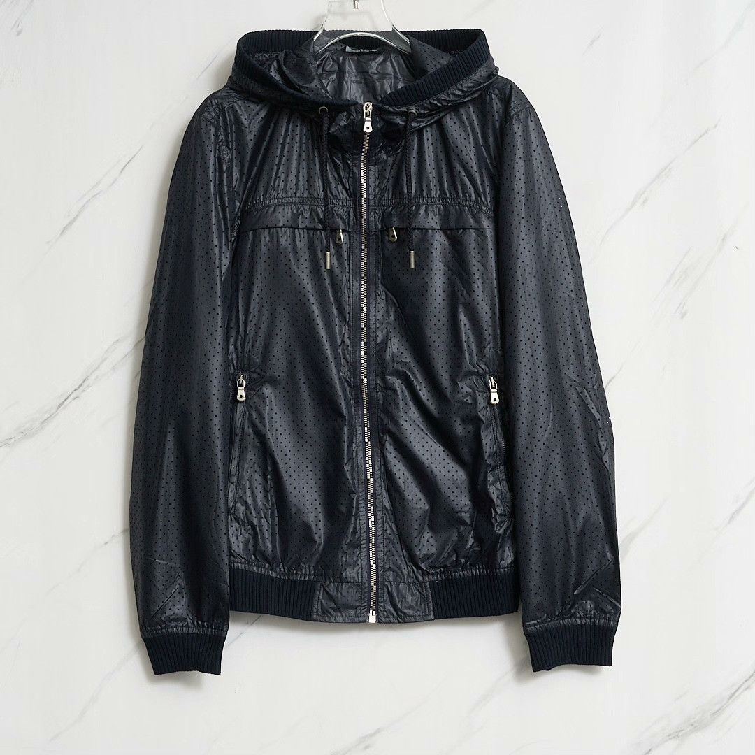 Dolce & Gabbana Dolce&Gabbana Men's Hollow Out Hooded Jacket Size US M / EU 48-50 / 2 - 1 Thumbnail