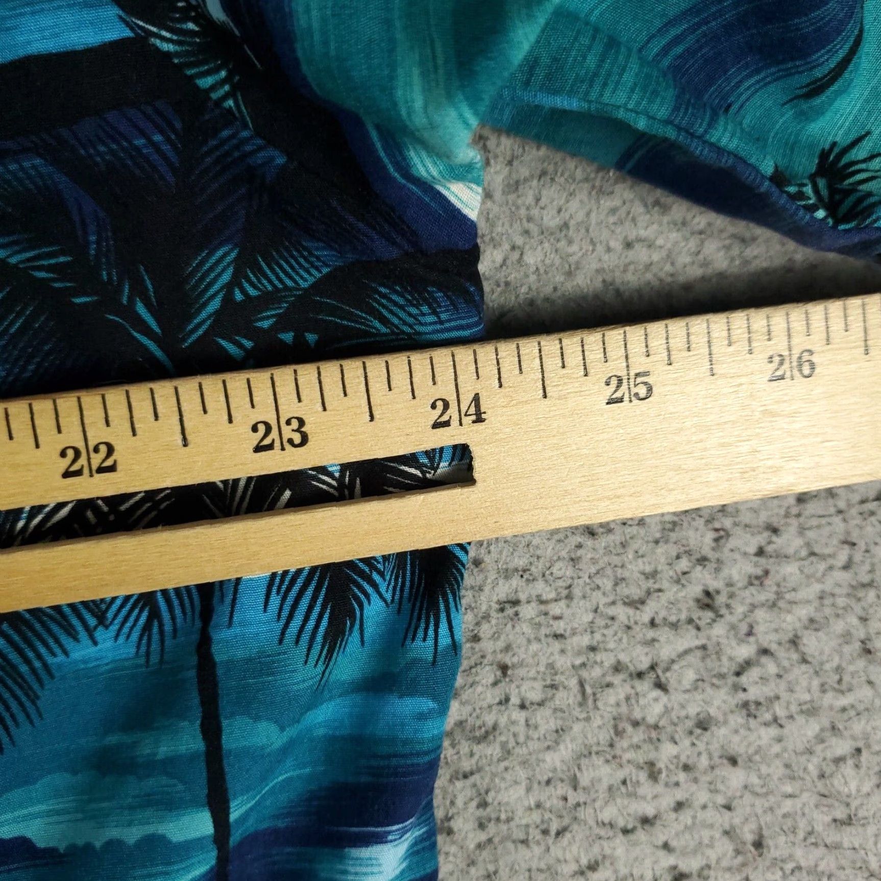 Vintage RJC Hawaiian Shirt Mens Large Blue Floral Button-Up Short Sleeve Tropical Size US L / EU 52-54 / 3 - 6 Thumbnail