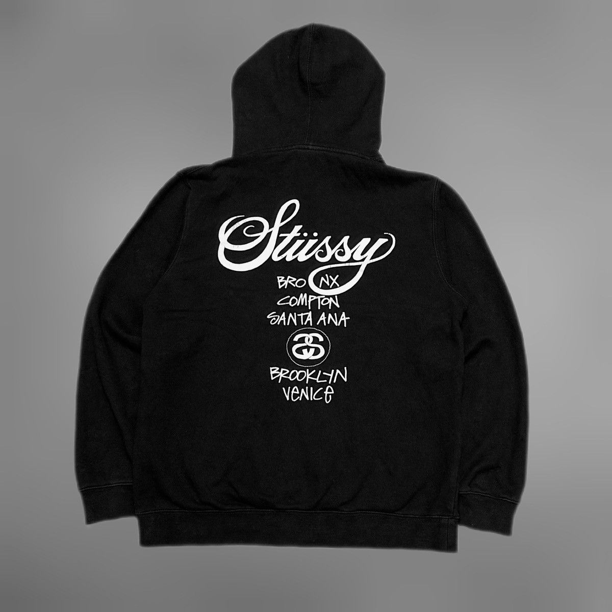 Stussy Stussy thrashed bronx Compton rare hoodie USA made vintage Size US M / EU 48-50 / 2 - 1 Thumbnail