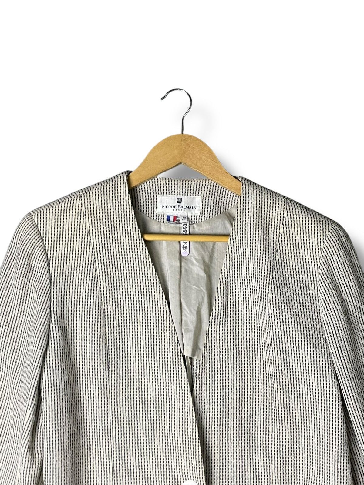 Designer × Pierre Balmain × Vintage Pierre Balmain Textured Coat (56) Size US XXS / EU 40 - 4 Thumbnail