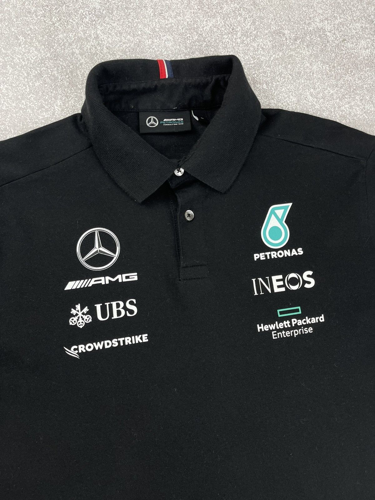 Formula 1 × Mercedes-Benz Mercedes AMG Petronans Formula One Team Racing Polo Shirt Size US L / EU 52-54 / 3 - 3 Thumbnail