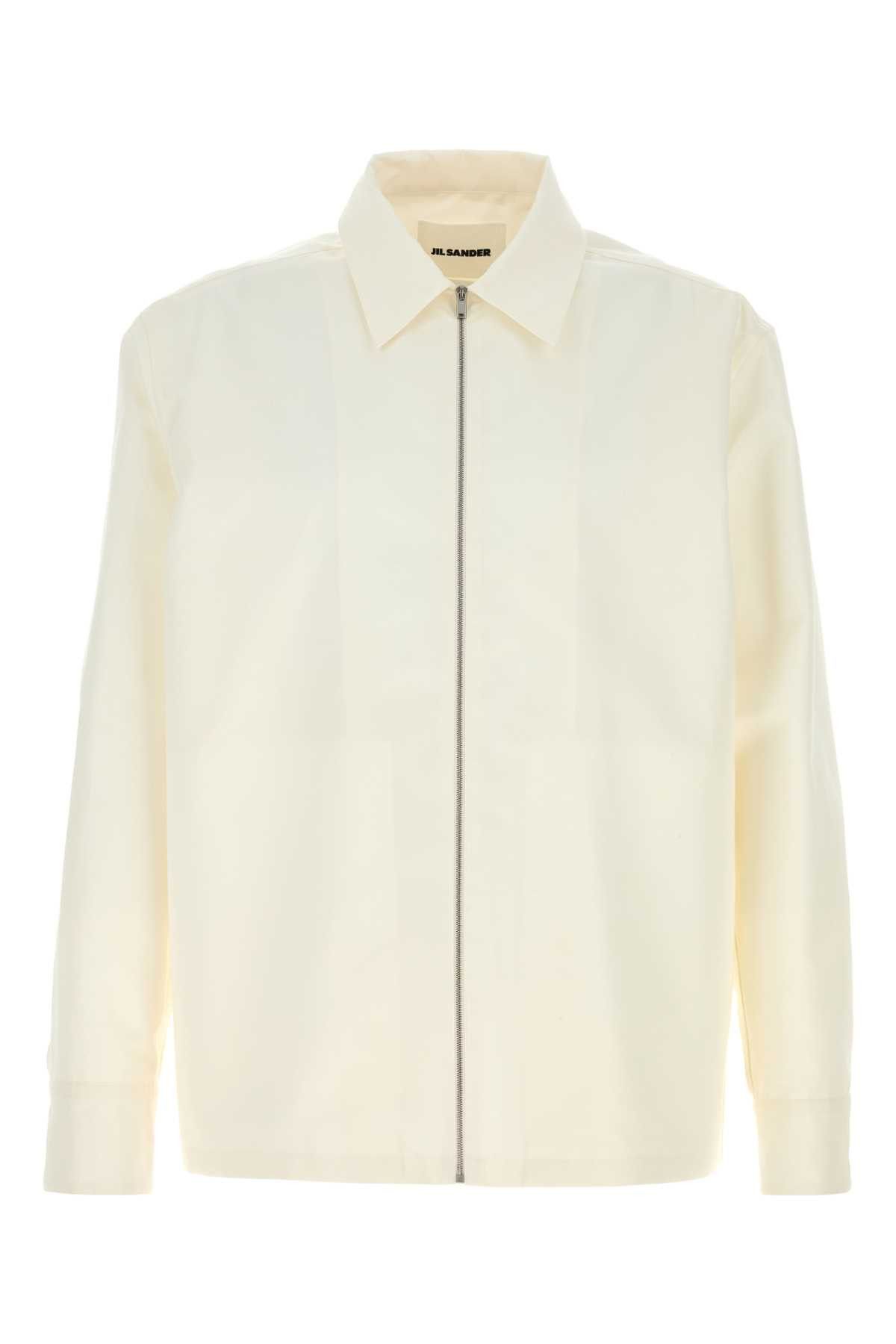 Jil Sander White Poplin Shirt Size US L / EU 52-54 / 3 - 1 Thumbnail