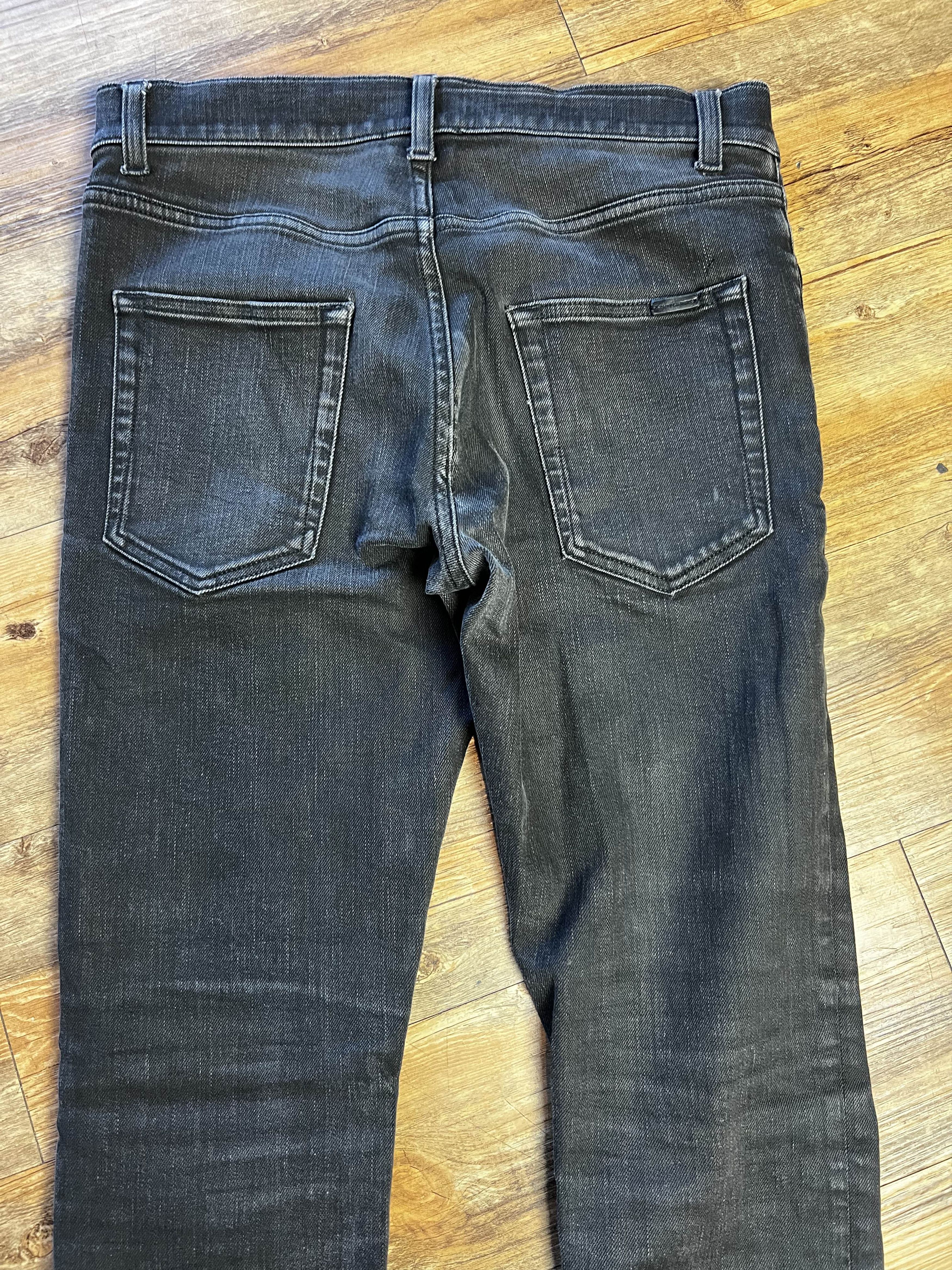 Saint Laurent Paris Saint Laurent Paris D02 Black Skinny Jeans Size US 30 / EU 46 - 8 Thumbnail