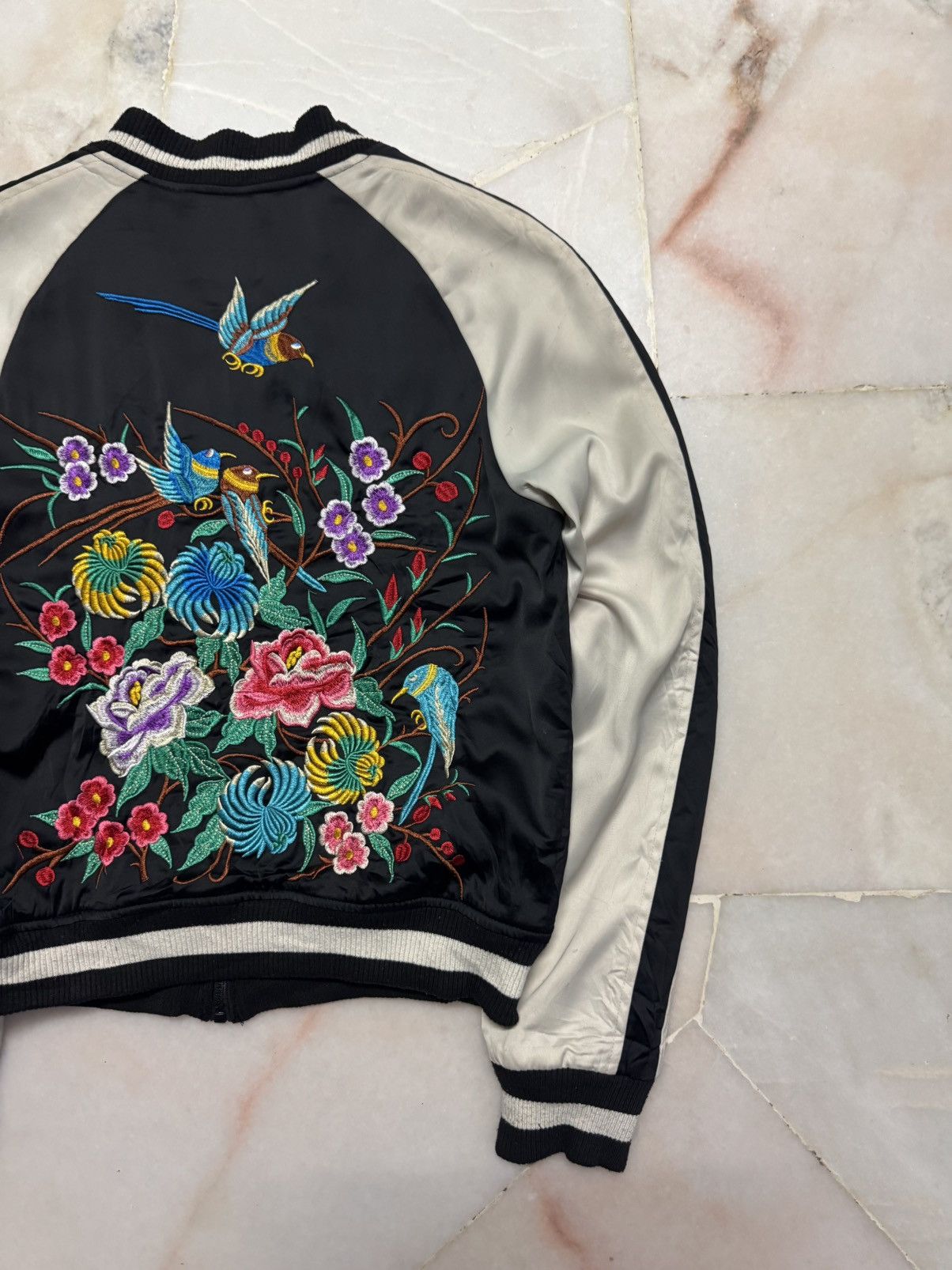 True Religion RARE TRUE RELIGION HABITAT MOTIVE EMBROIDERY BOMBERS JACKET Size US XS / EU 42 / 0 - 5 Thumbnail