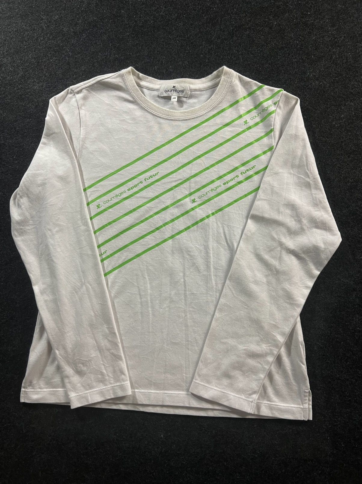 Courreges Vintage 90’s courreges sport futur l/s tee Size S / US 4 / IT 40 - 2 Thumbnail
